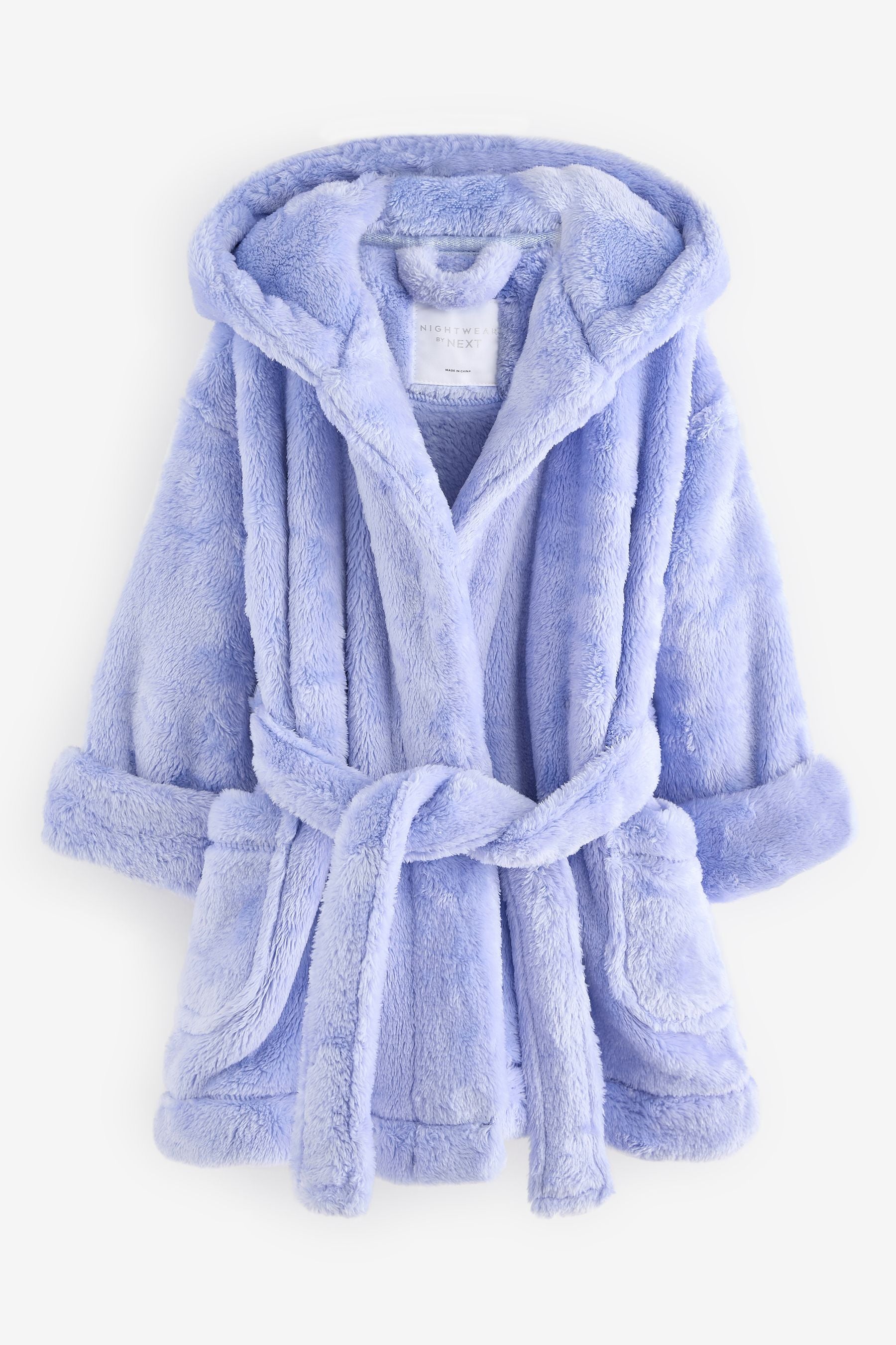 Blue Soft Touch Fleece Dressing Gown (9mths-16yrs)