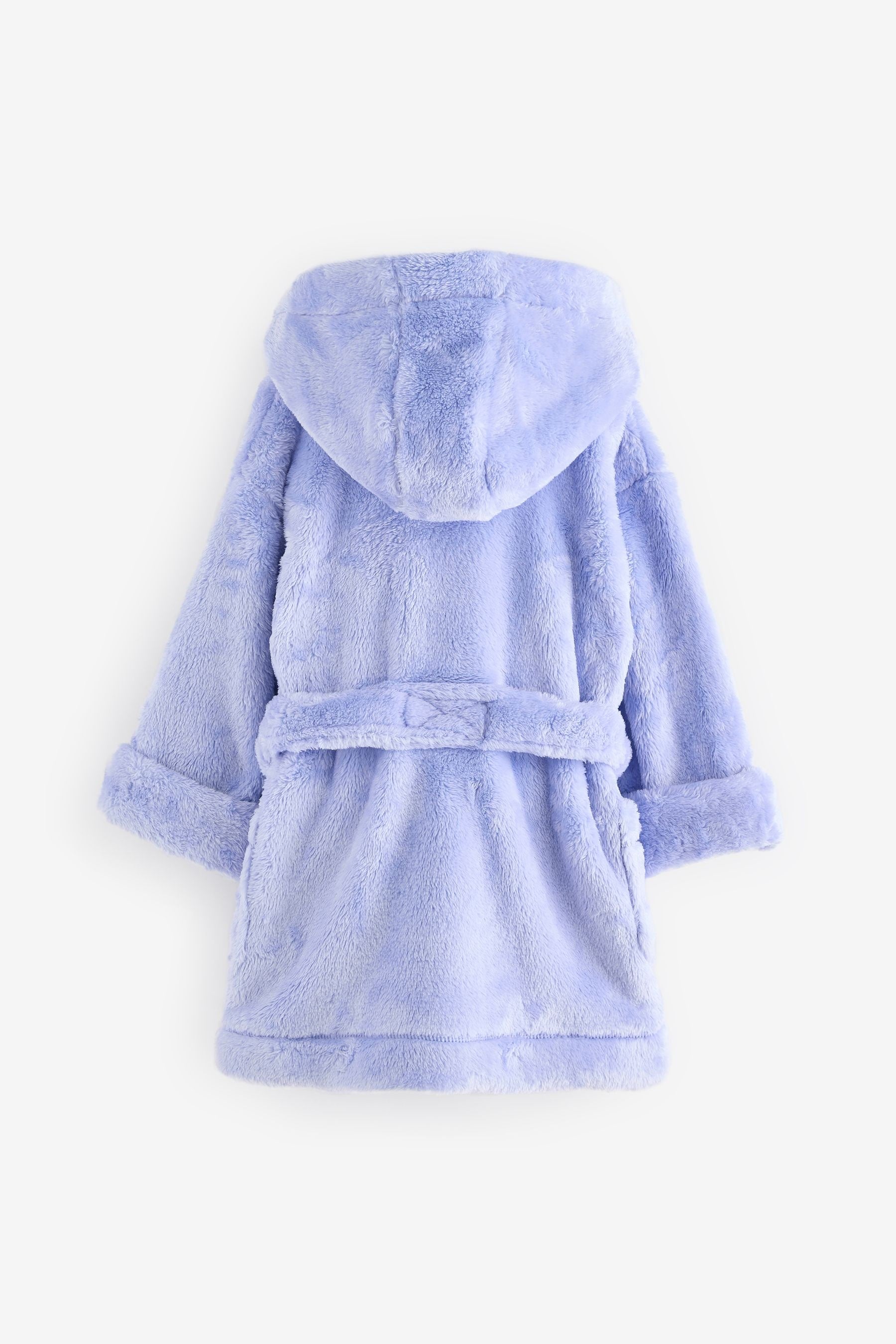 Blue Soft Touch Fleece Dressing Gown (9mths-16yrs)