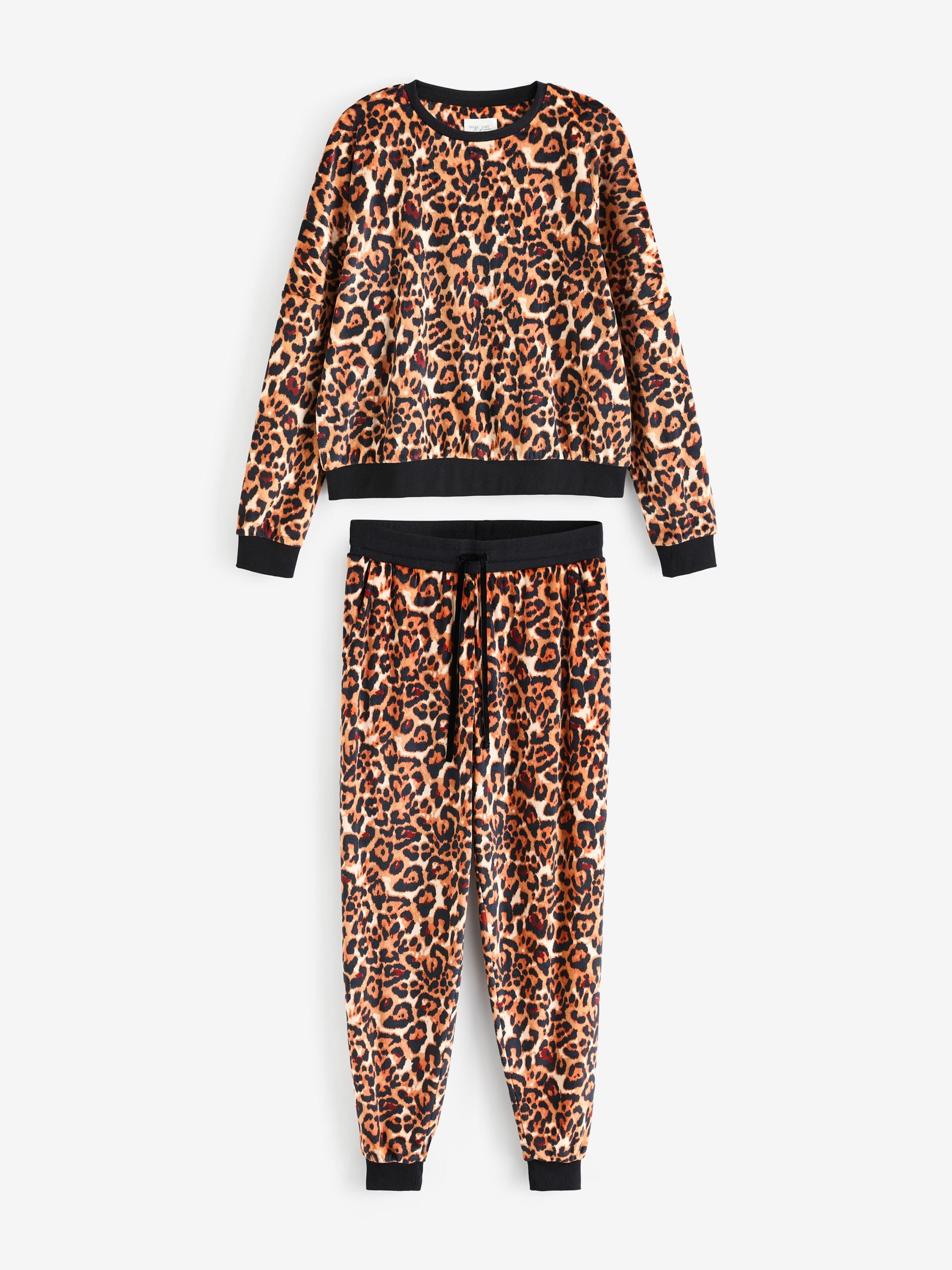 Animal Print Supersoft Long Sleeve Pyjamas