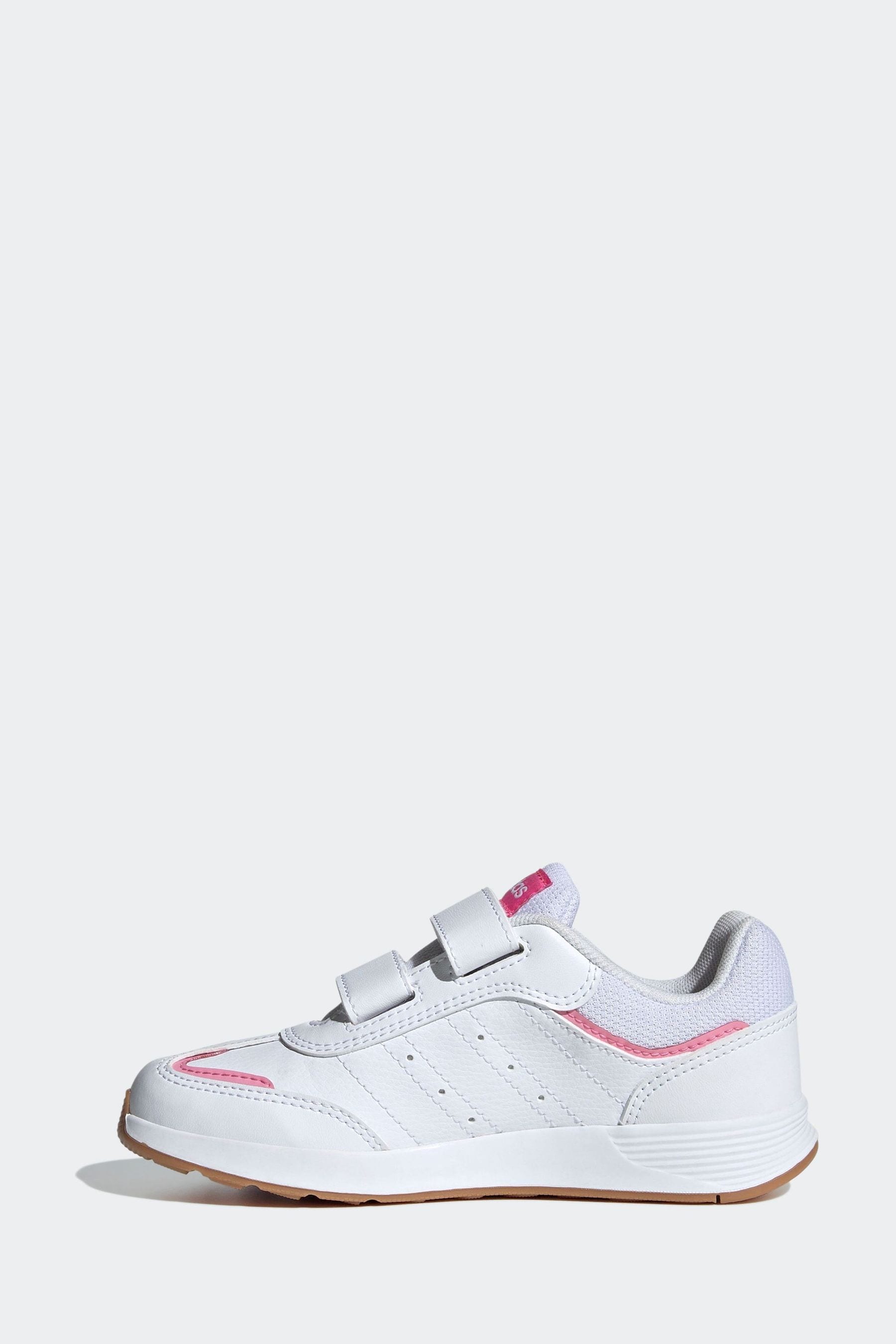 adidas Pink/White Kids Tensaur Switch Shoes