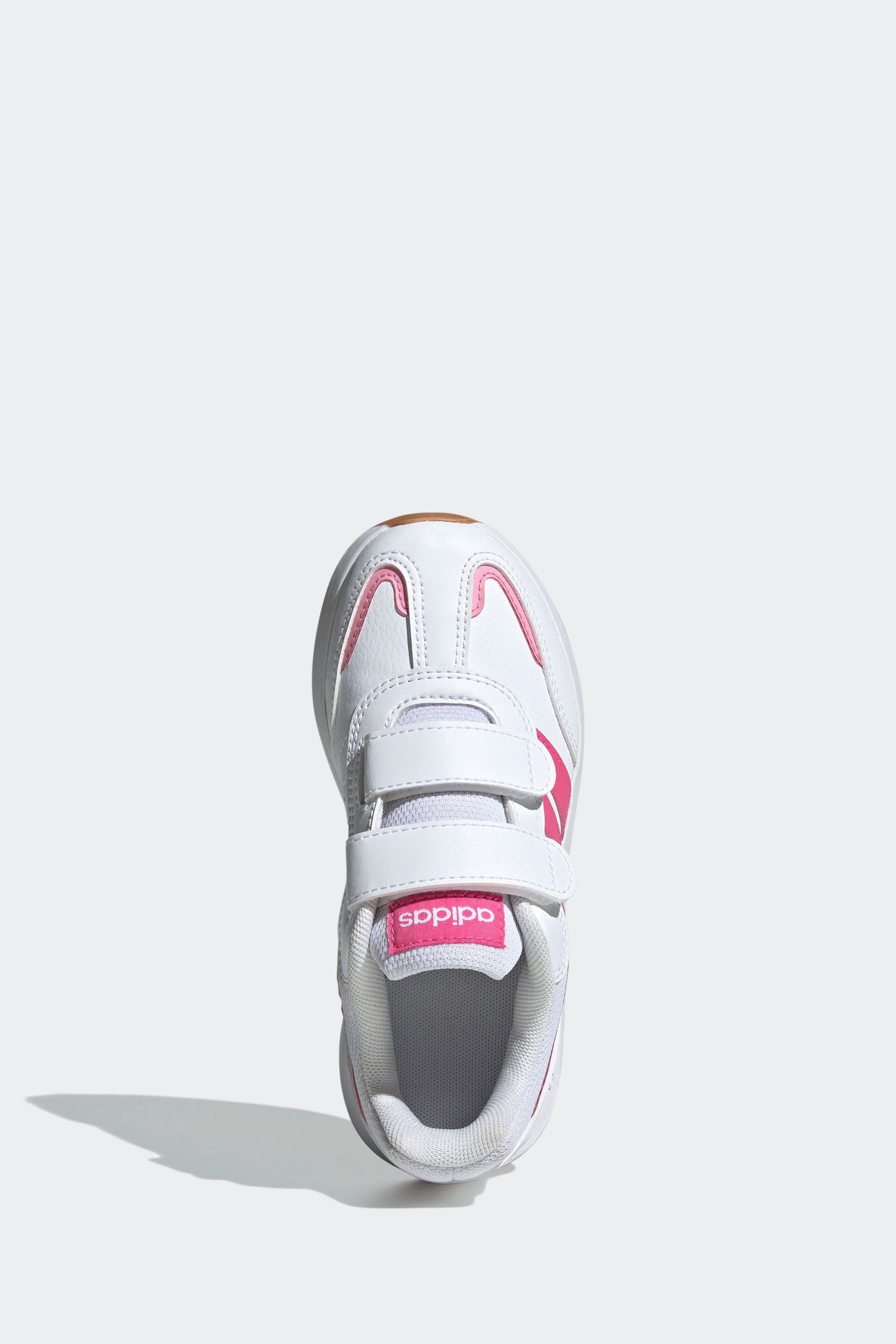 adidas Pink/White Kids Tensaur Switch Shoes