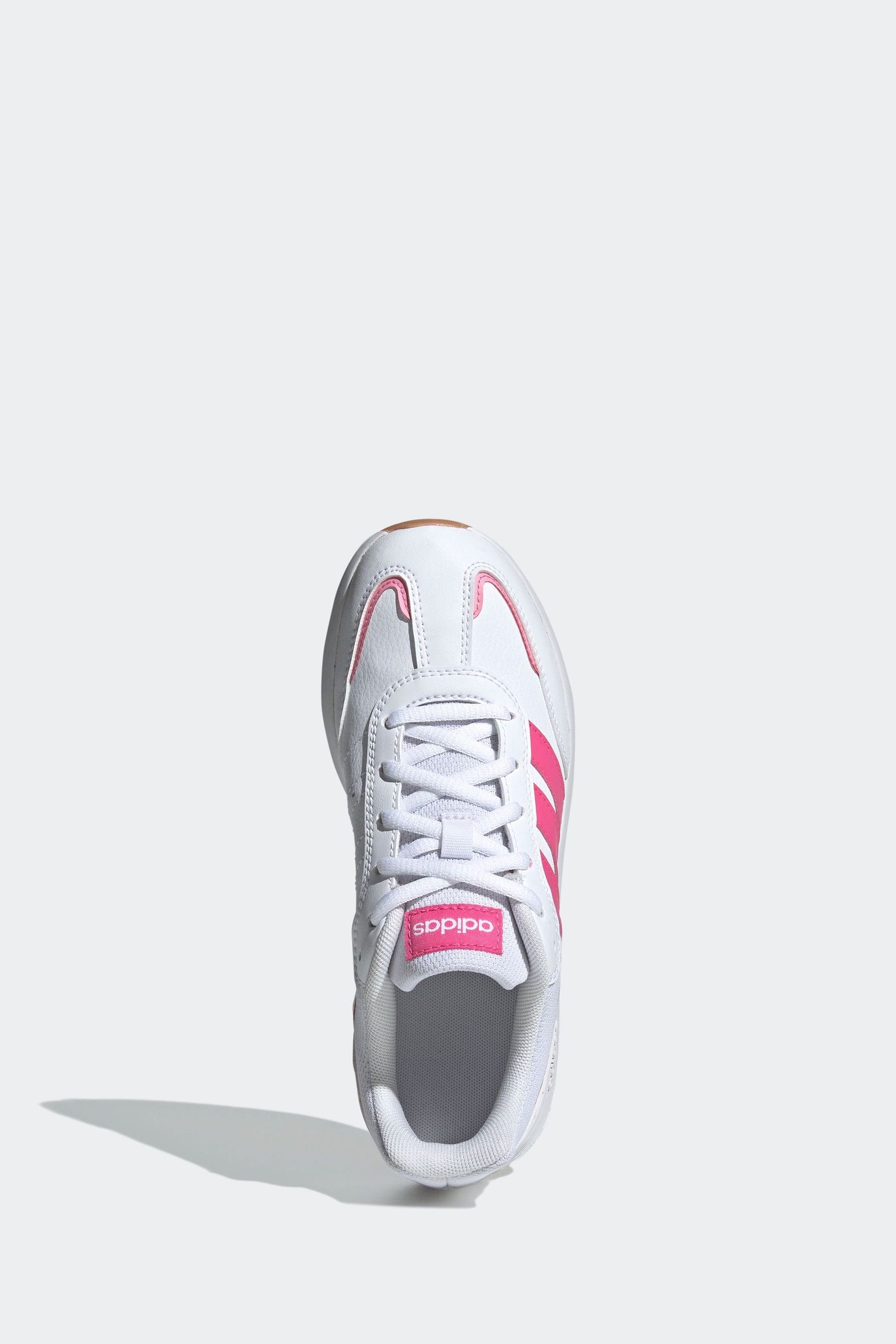 adidas Pink/White Kids Tensaur Switch Trainers