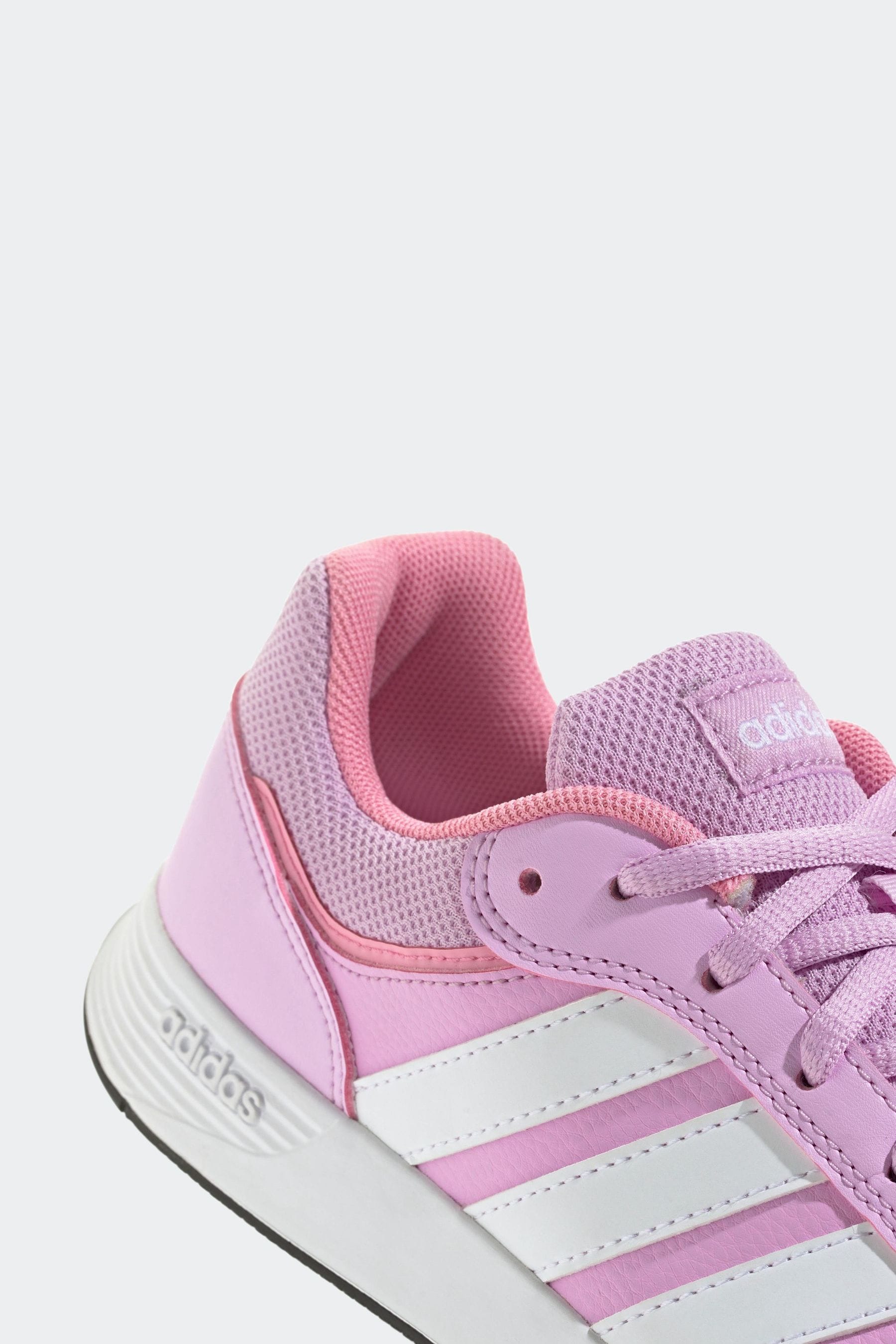 adidas White/Pink Kids Tensaur Switch Trainers