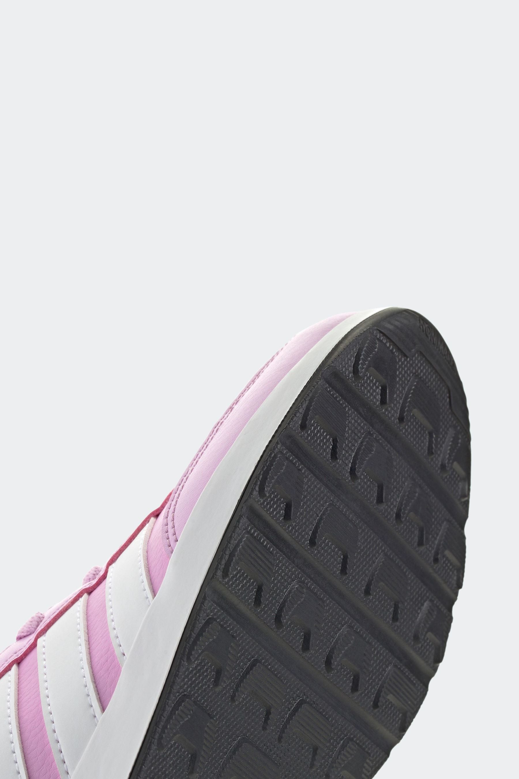 adidas White/Pink Kids Tensaur Switch Trainers