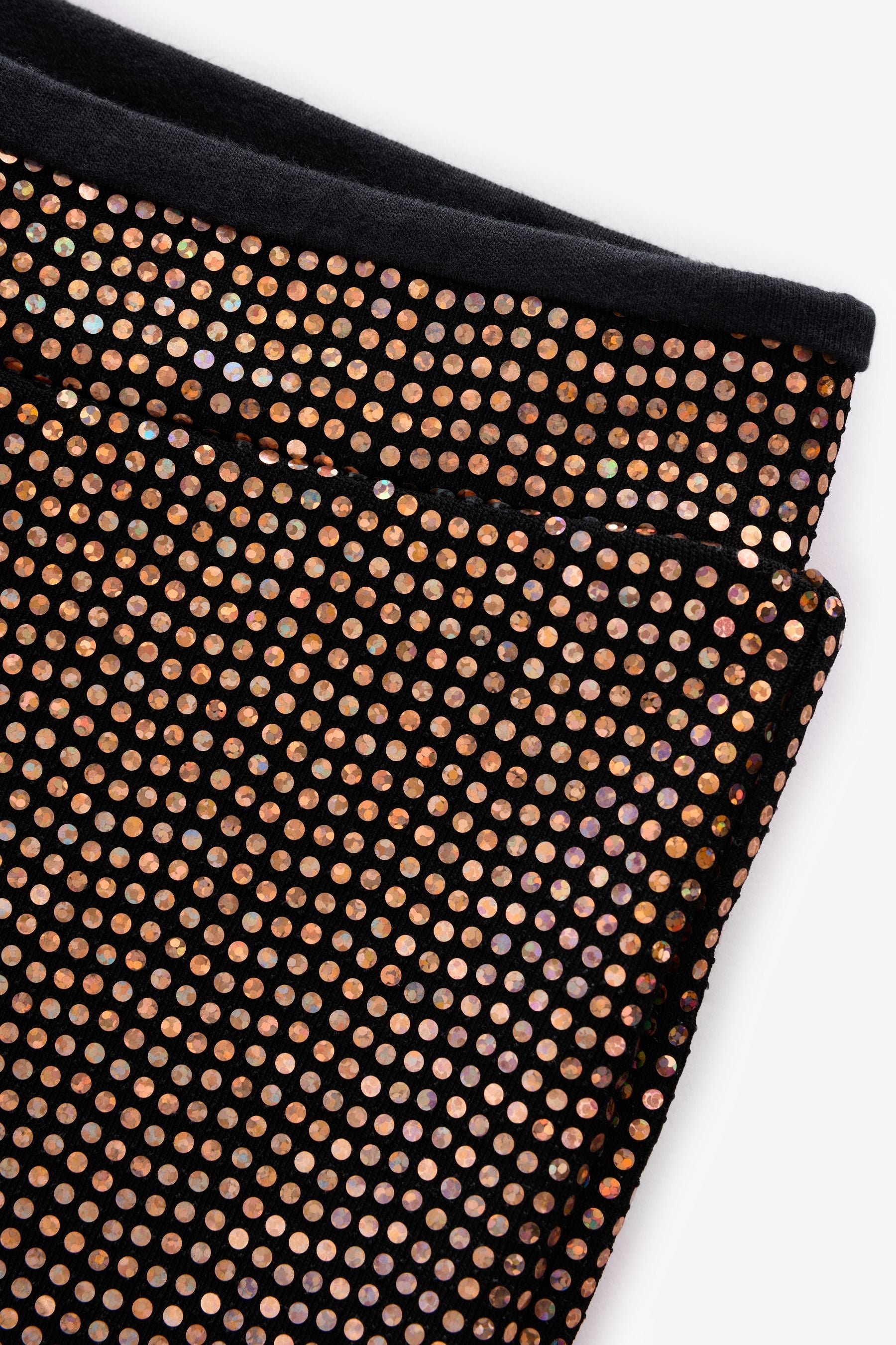 Copper Gold Sequin Leggings (3-16yrs)