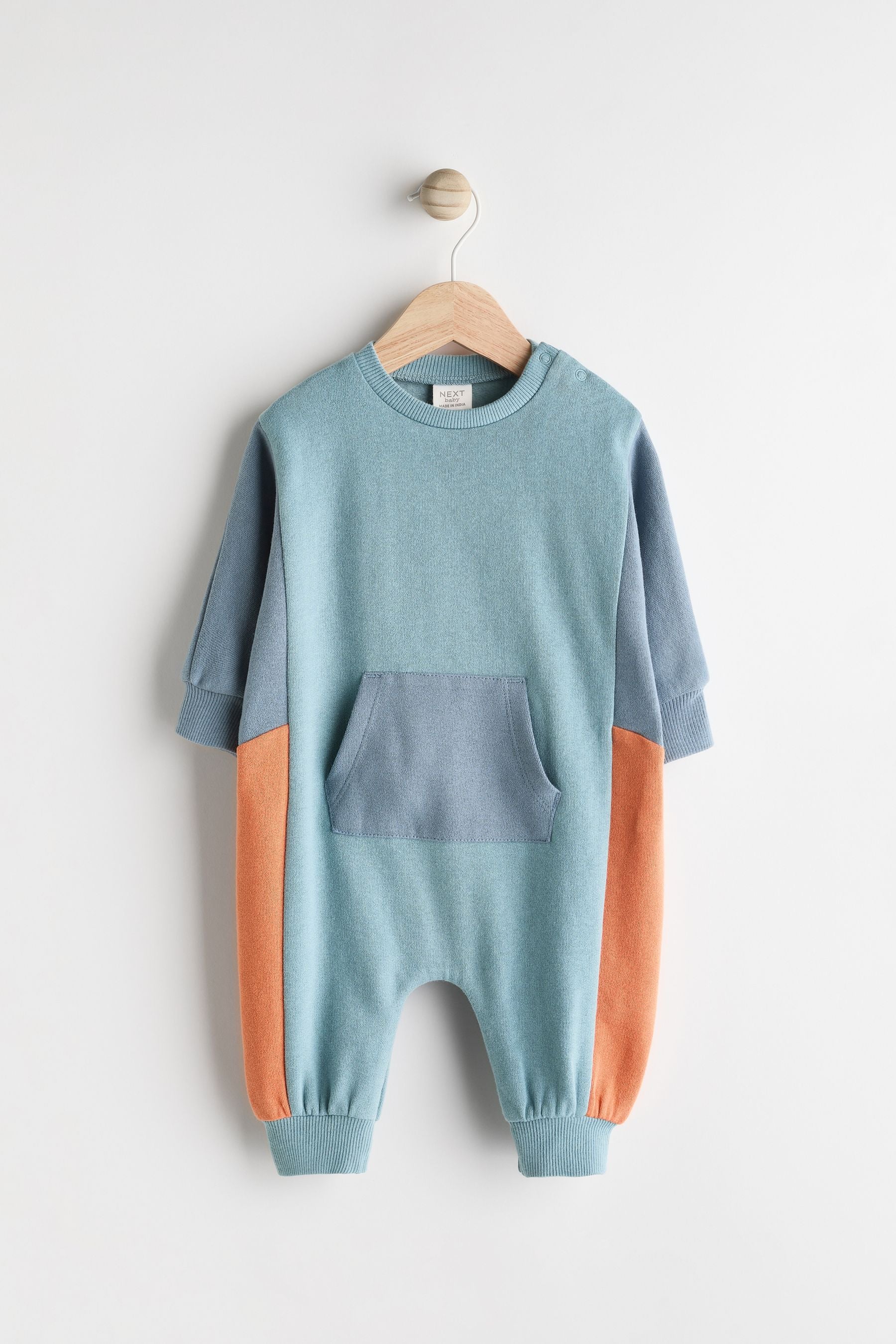 Bright Colourblock Sweat Baby Romper