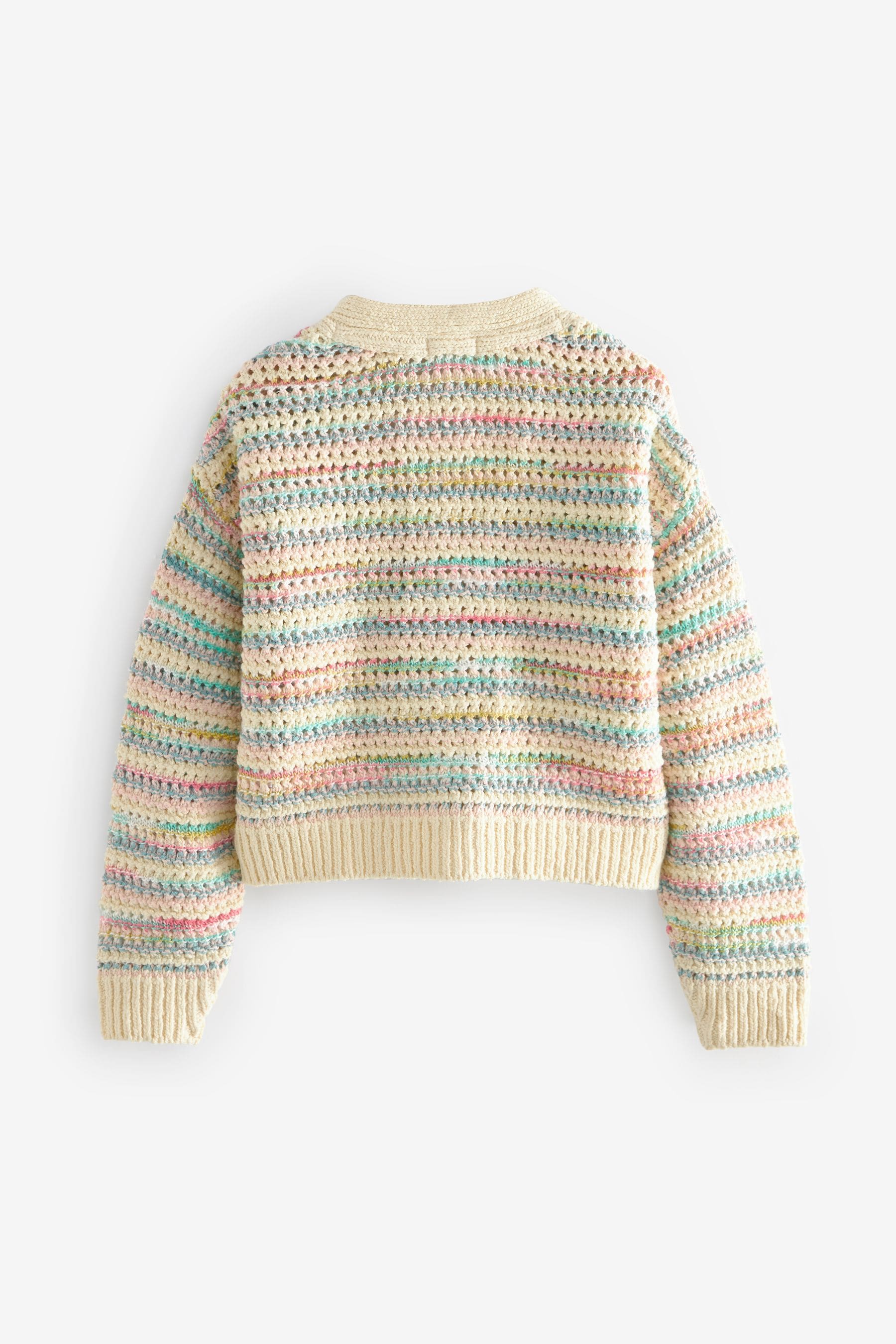 Rainbow Crochet Cardigan (3-16yrs)