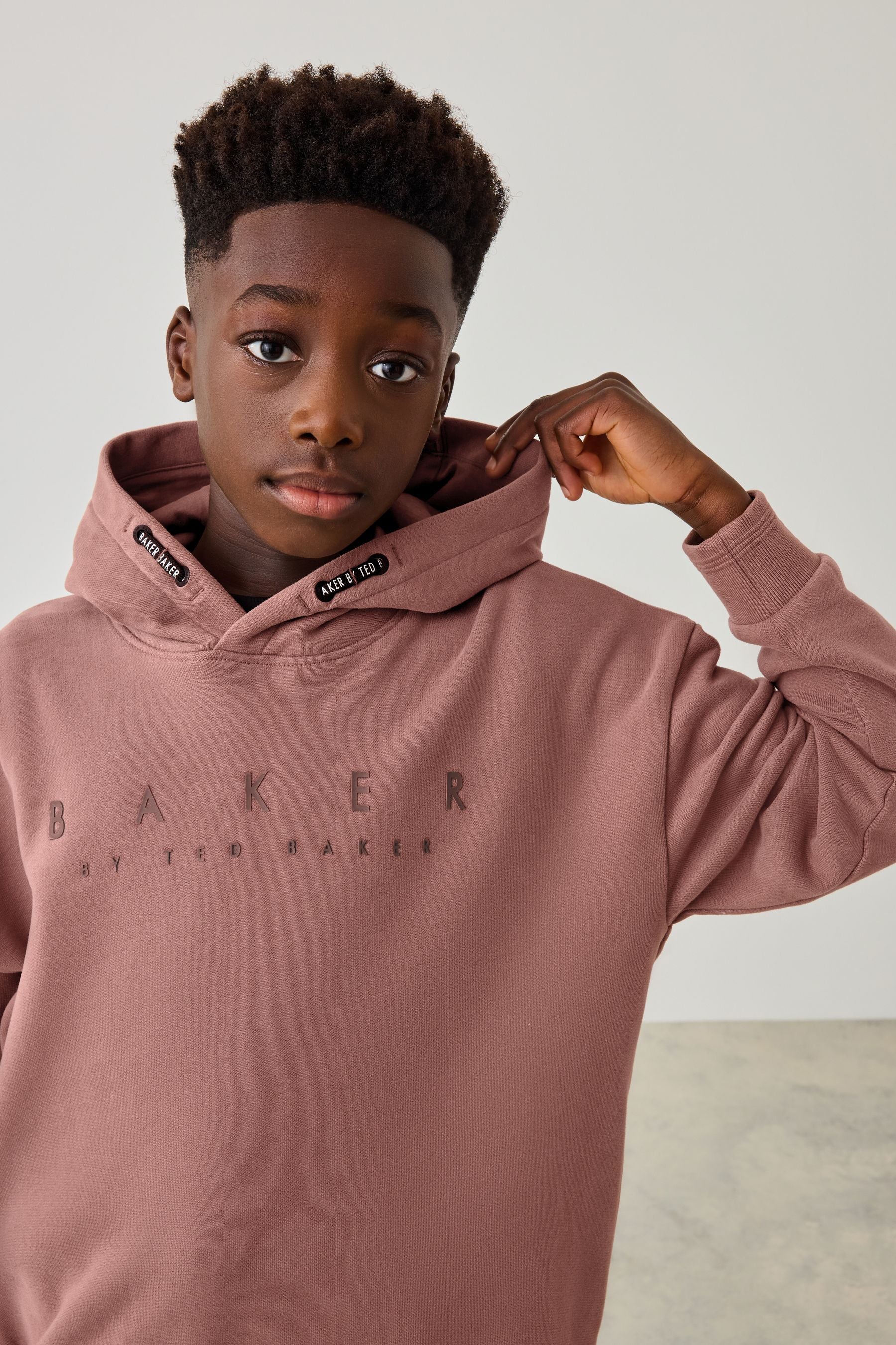 Baker by Ted Baker Neutral 100% Cotton Hoodie