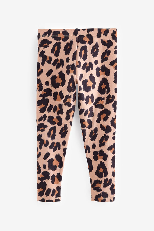 Neutral Animal Print Leggings (3-16yrs)