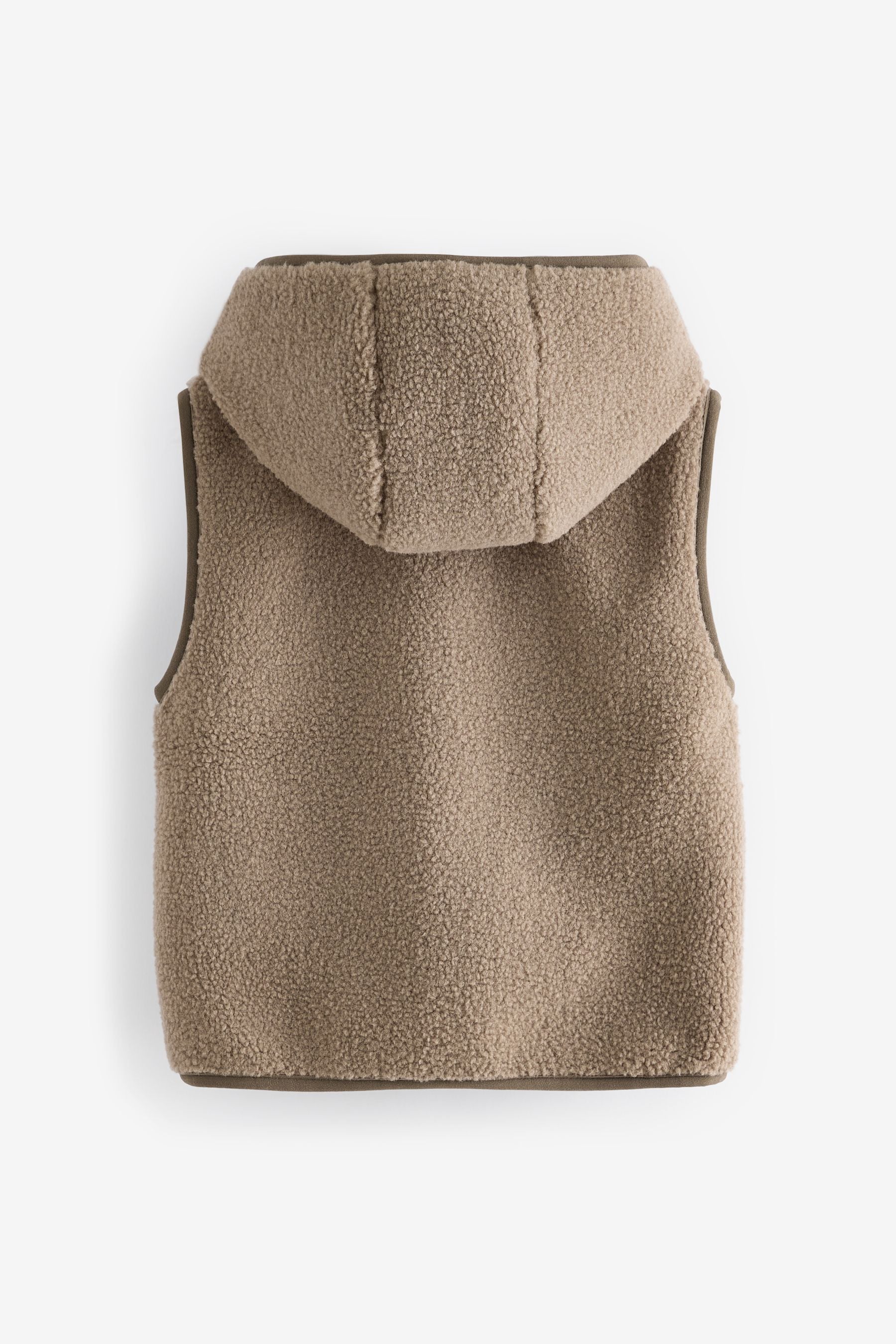 Tan Brown Fleece Gilet Jacket (3mths-7yrs)