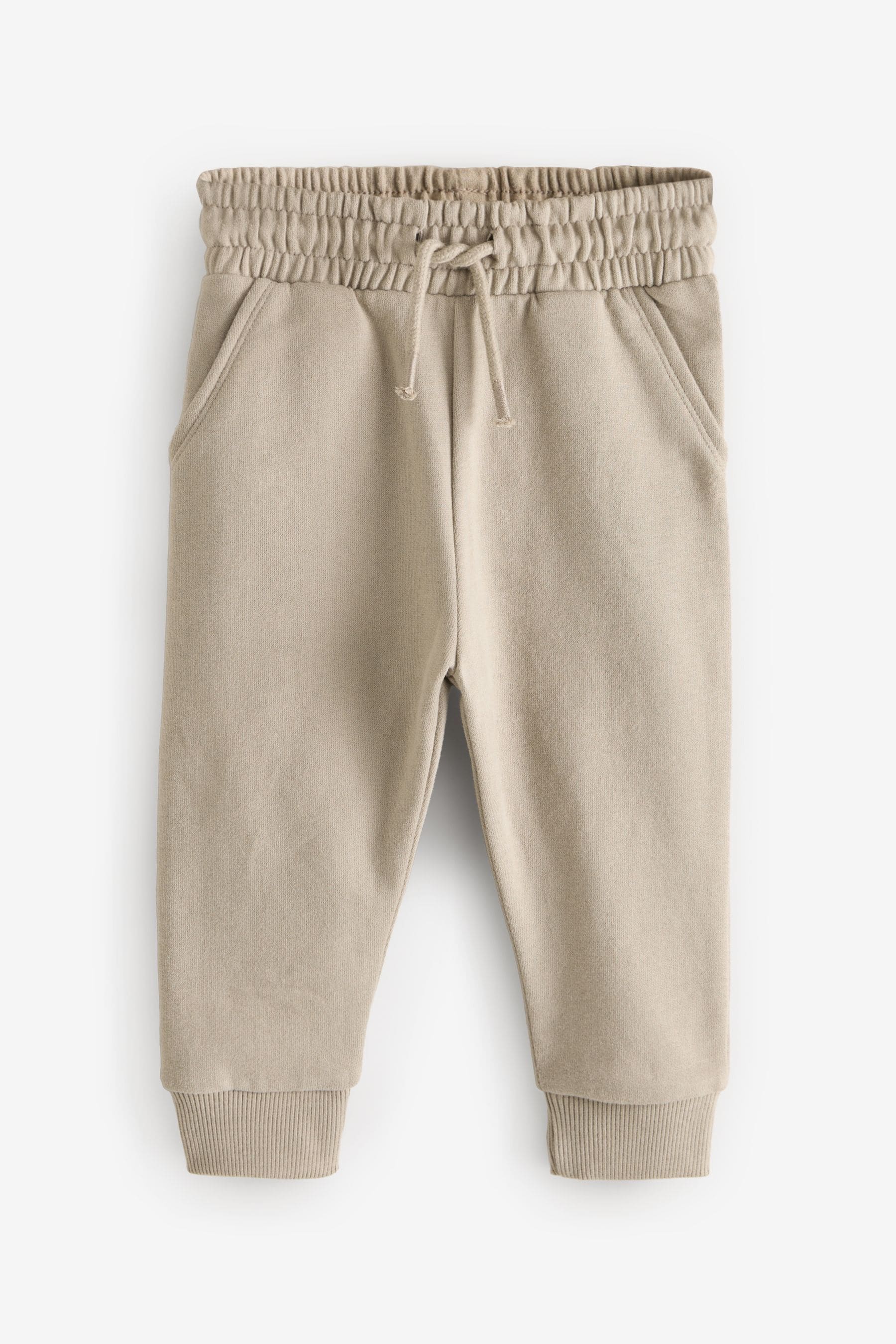 Rust Brown/Khaki/Sage Soft Touch Joggers 3 Pack (3mths-7yrs)