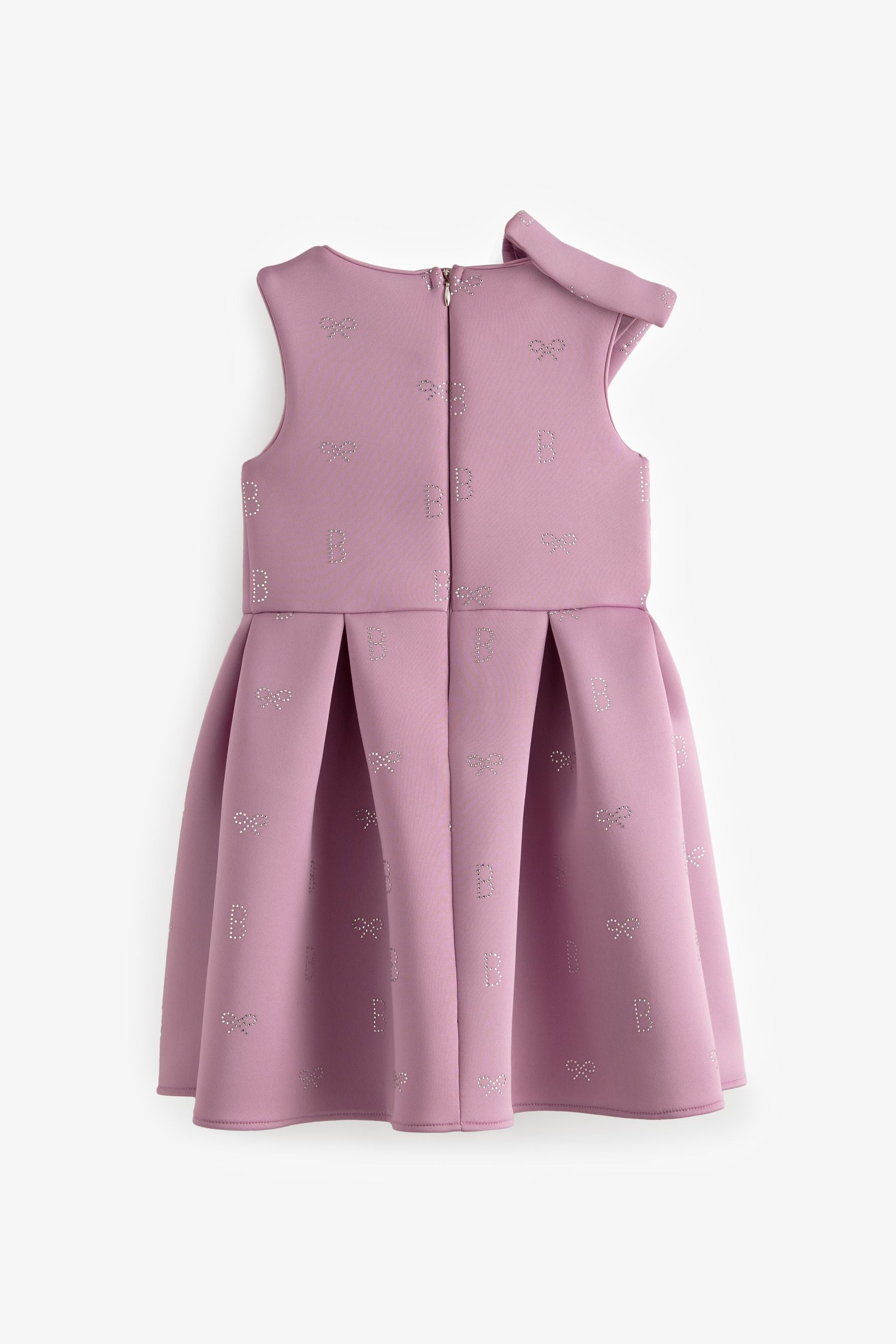 Baker by Ted Baker Pink Bow Hotfix Scuba Dress