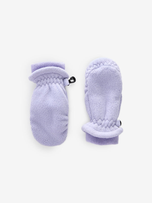 Lilac Purple Fleece Mittens (3mths-6yrs)