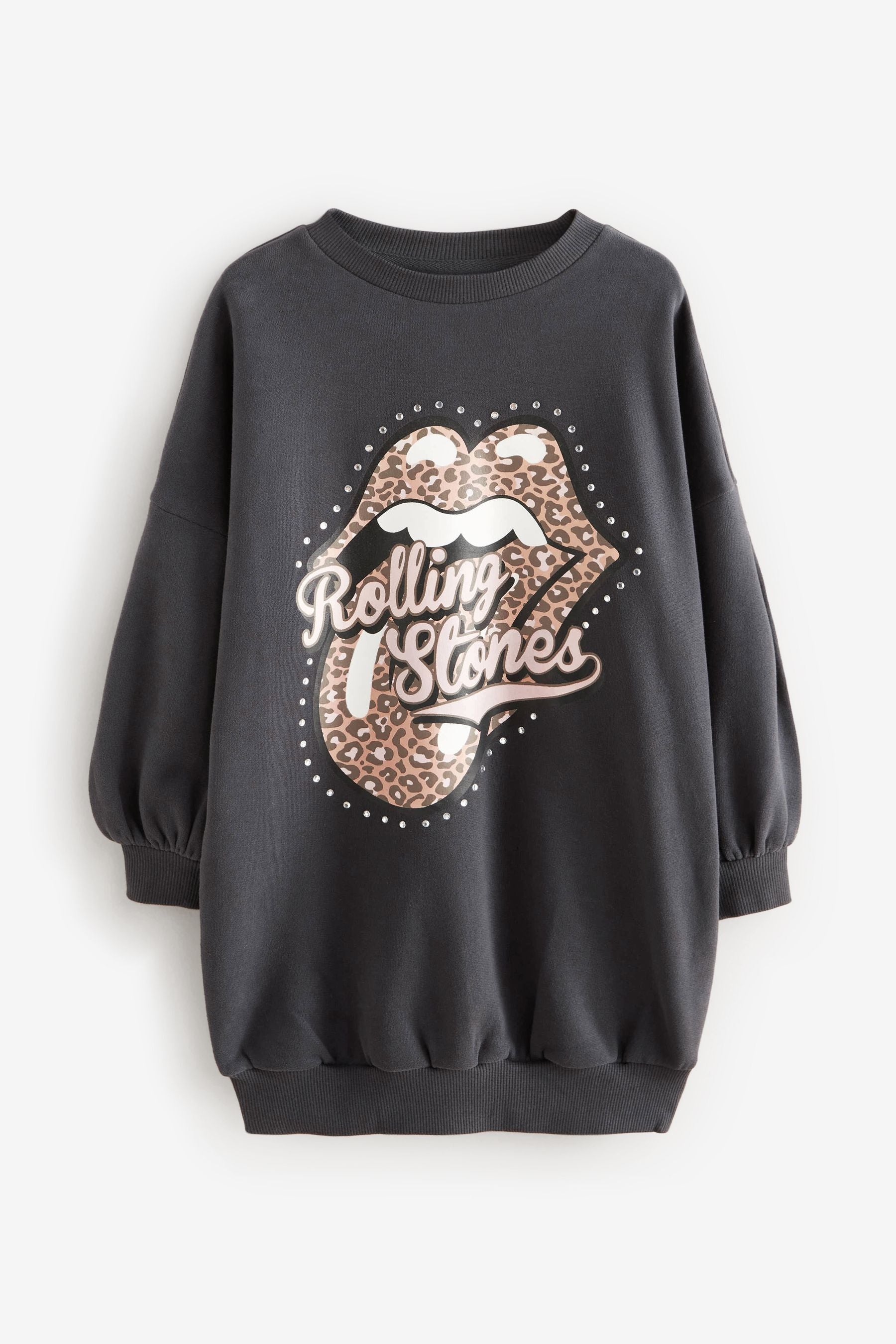 Rolling Stones Charcoal Grey License Oversized Sweatshirt (3-16yrs)