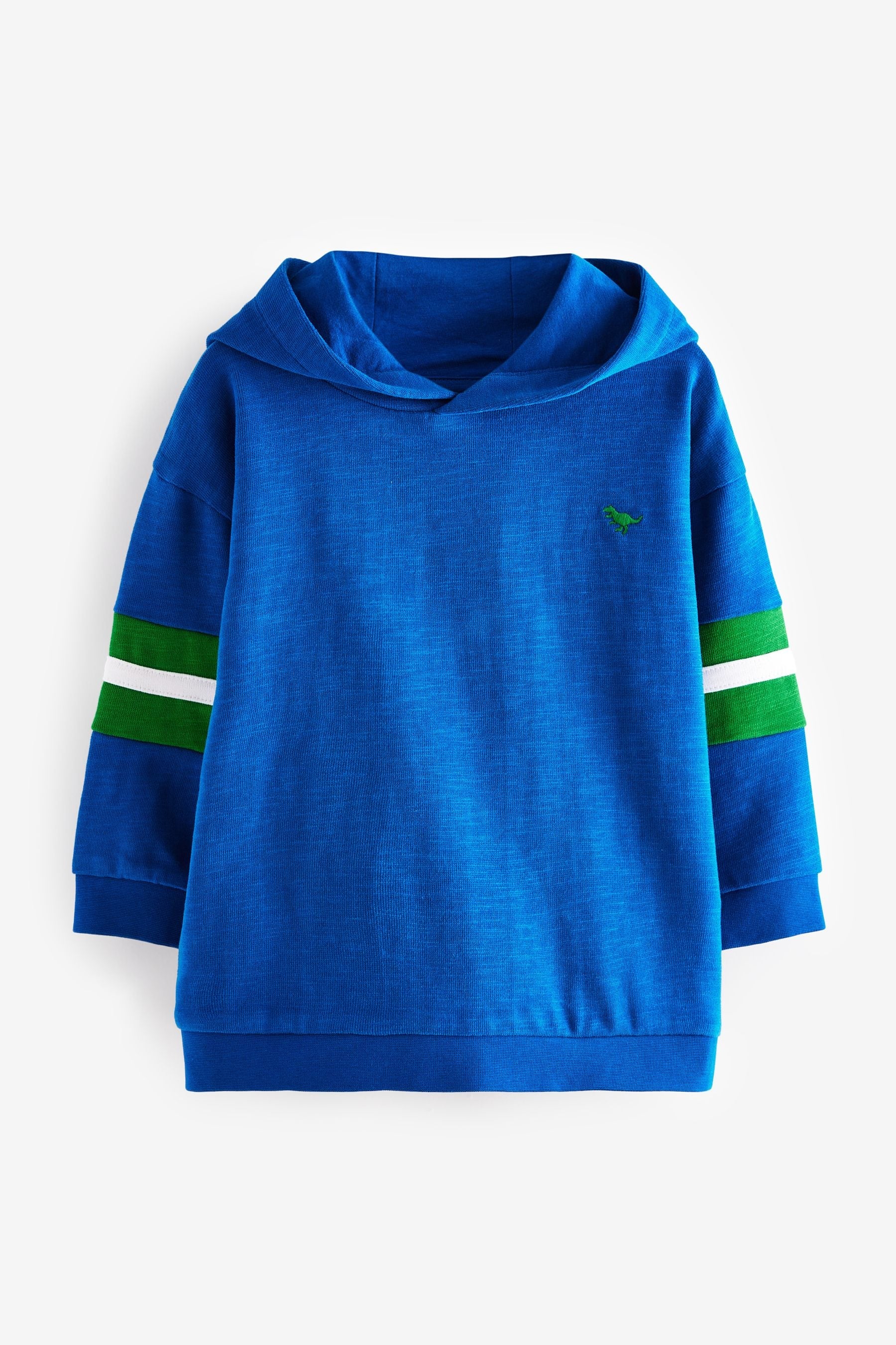 Cobalt Blue 100% Cotton Long Sleeve Soft Touch Hoodie (3mths-7yrs)