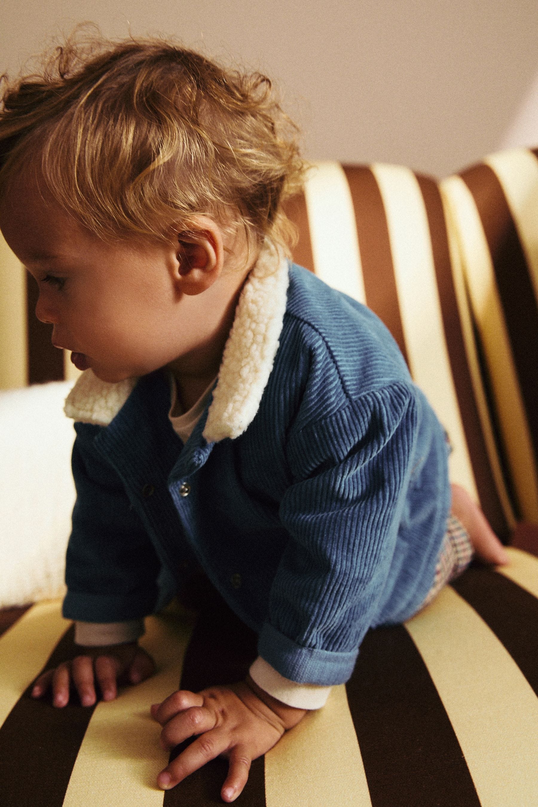 Teal Blue Baby Shirt And Trousers 3 Piece Set (0mths-2yrs)