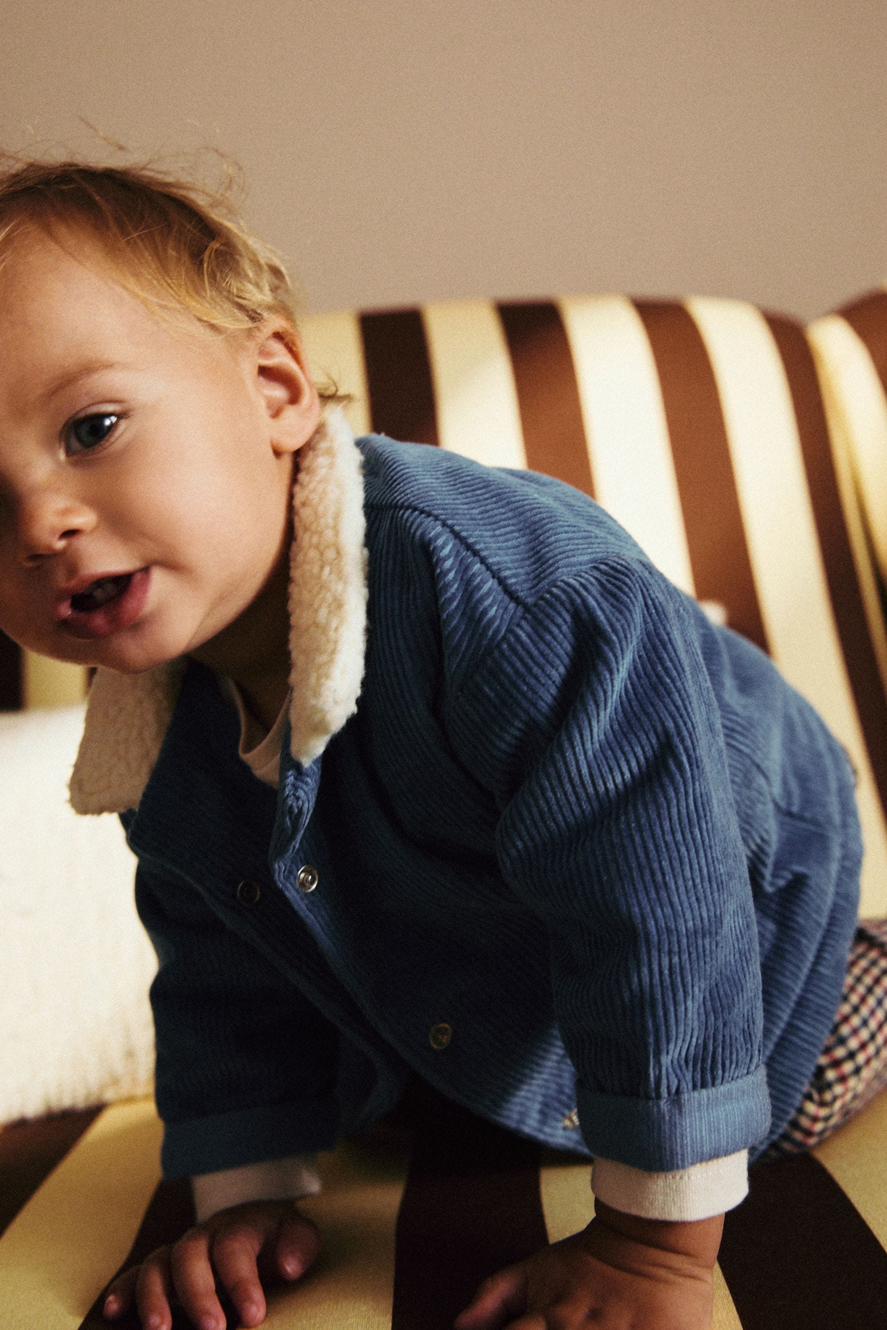 Teal Blue Baby Shirt And Trousers 3 Piece Set (0mths-2yrs)