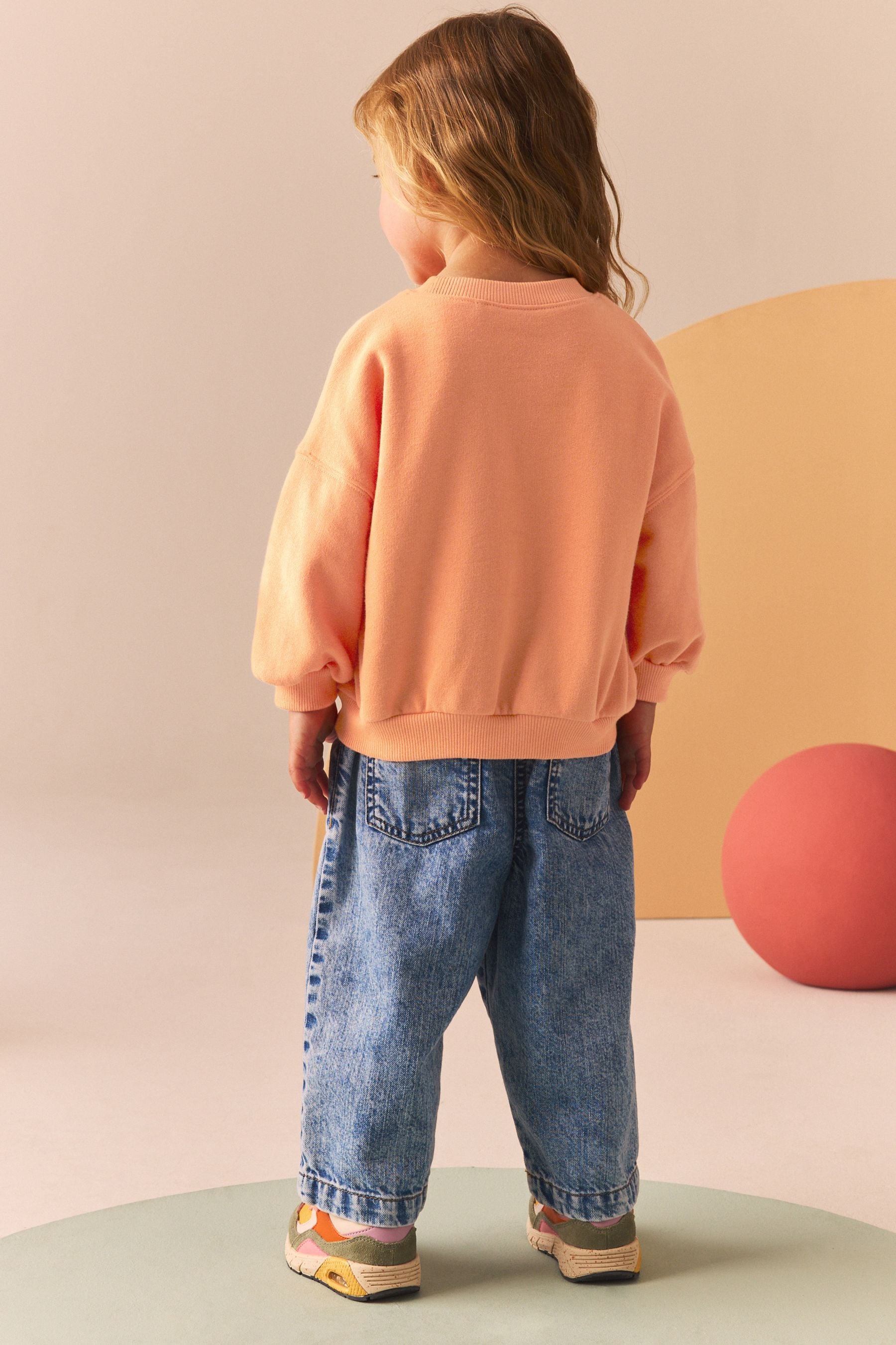 Orange Sweatshirt (3mths-7yrs)