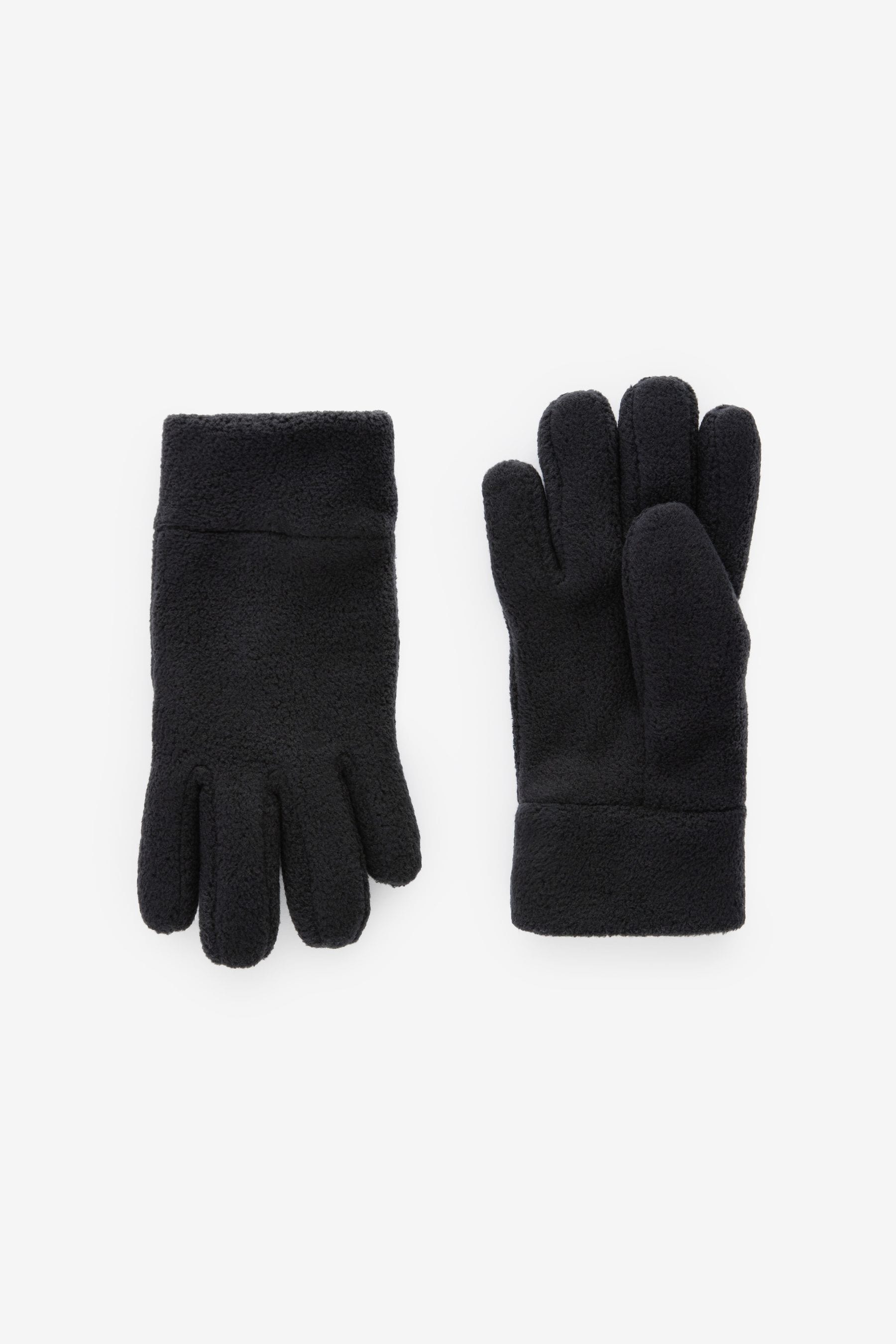 Black Fleece Gloves (3-16yrs)