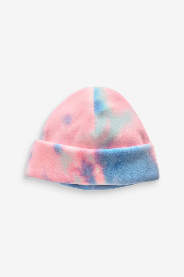 Multi Tie Dye Fleece Hat (3mths-16yrs)