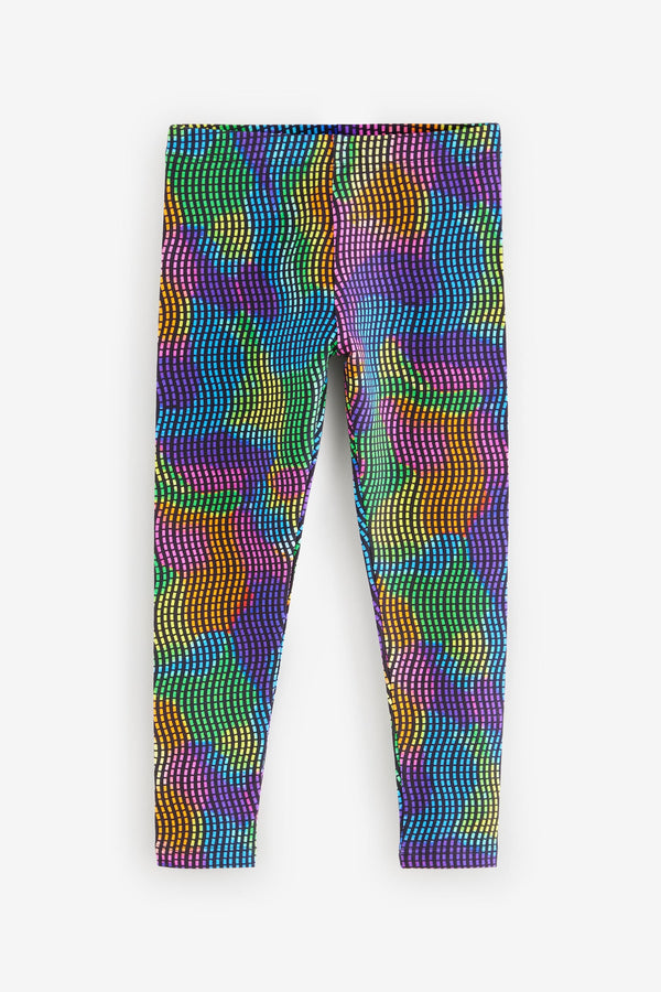 Rainbow Camouflage Printed Leggings (3-16yrs)