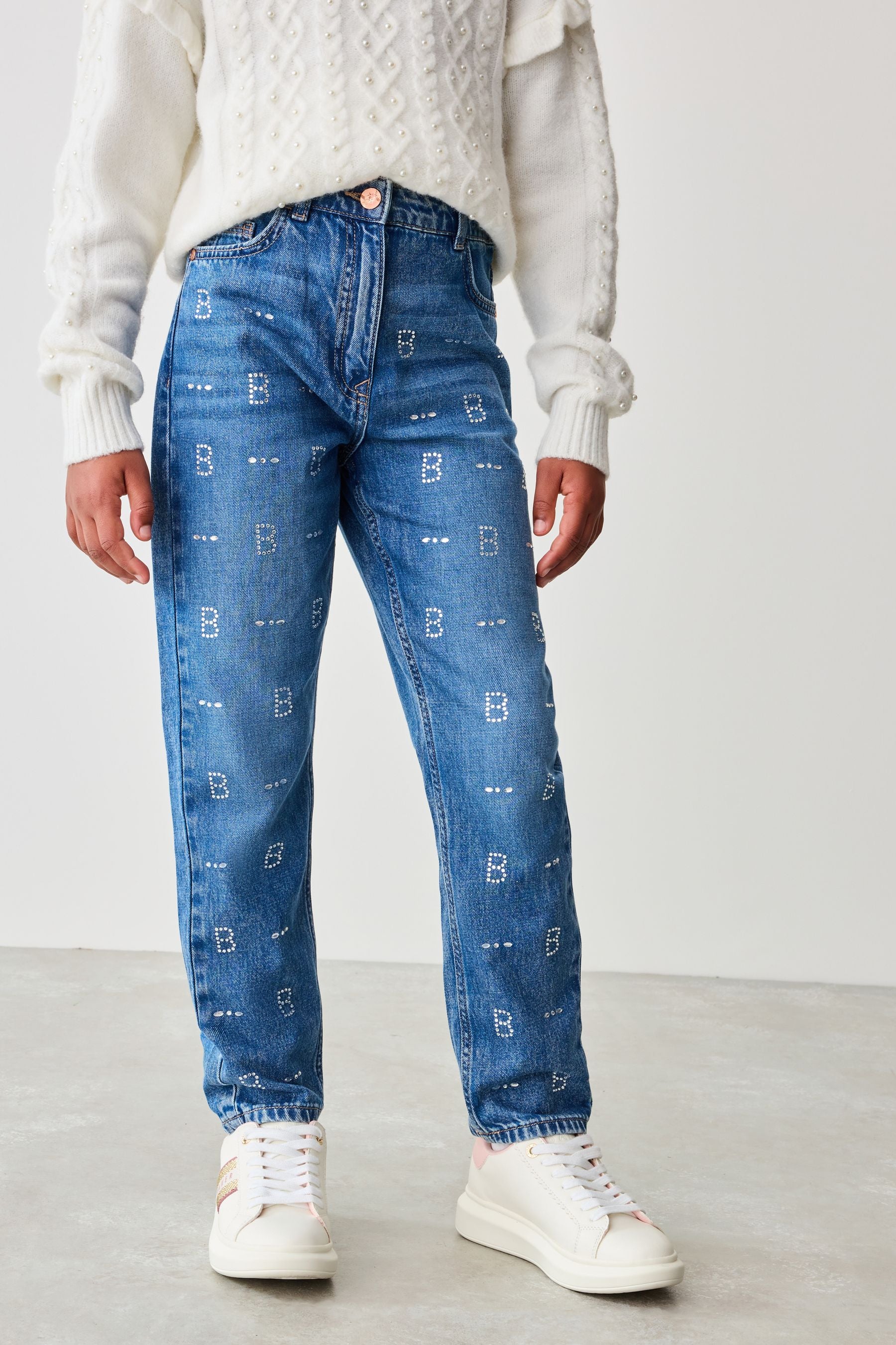 Baker by Ted Baker Denim Blue Hotfix Jeans