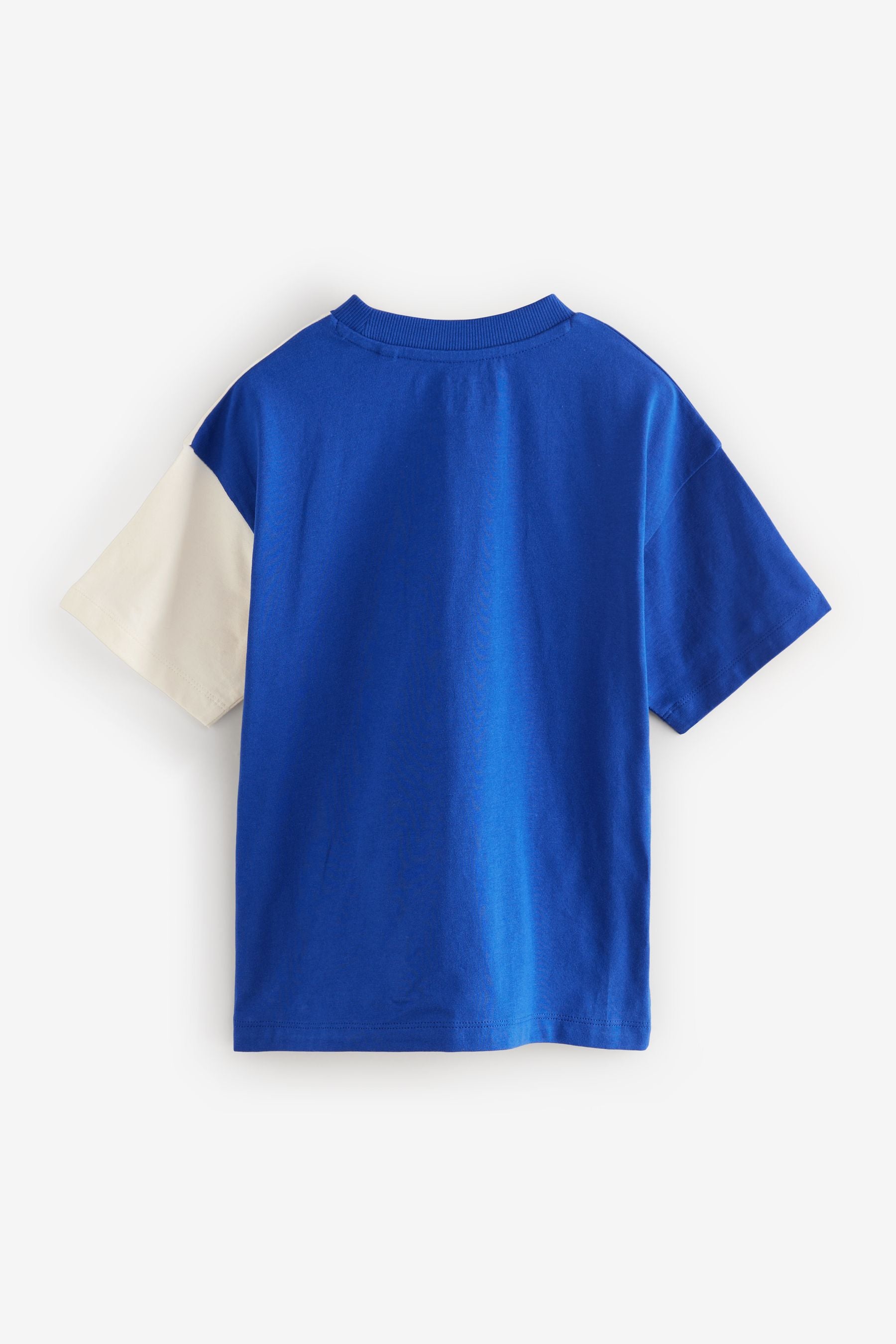 Cobalt Blue/White Licensed Sonic Spliced T-Shirt by Next (3-16yrs)