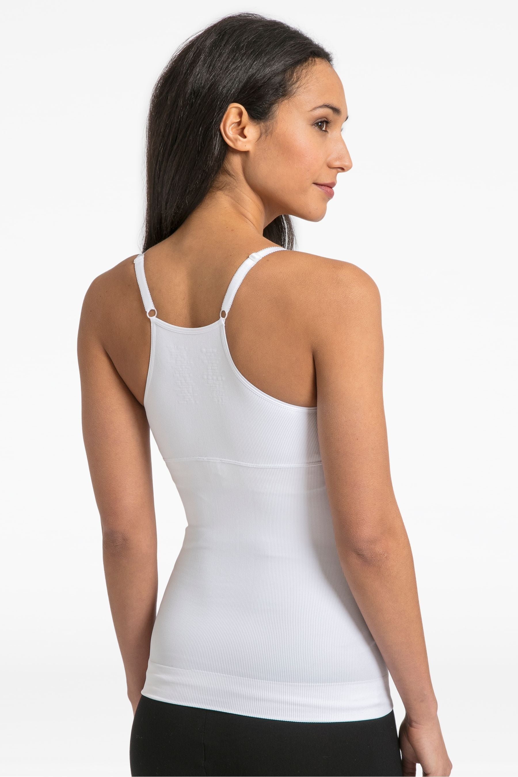 White JoJo Maman Bébé Seamless Postnatal Support Nursing Vest