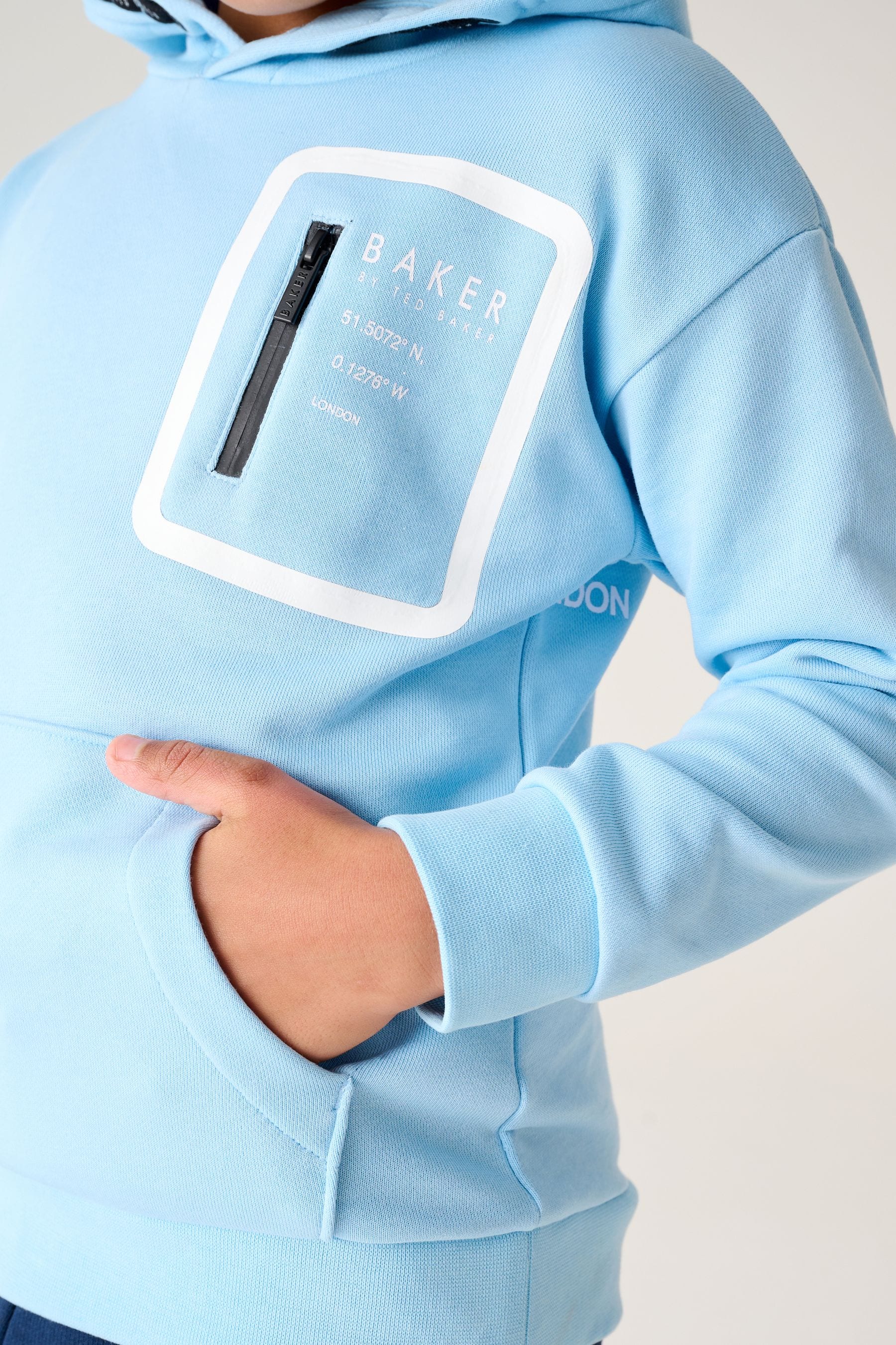 Blue Baker by Ted Baker Graphic Hoodie