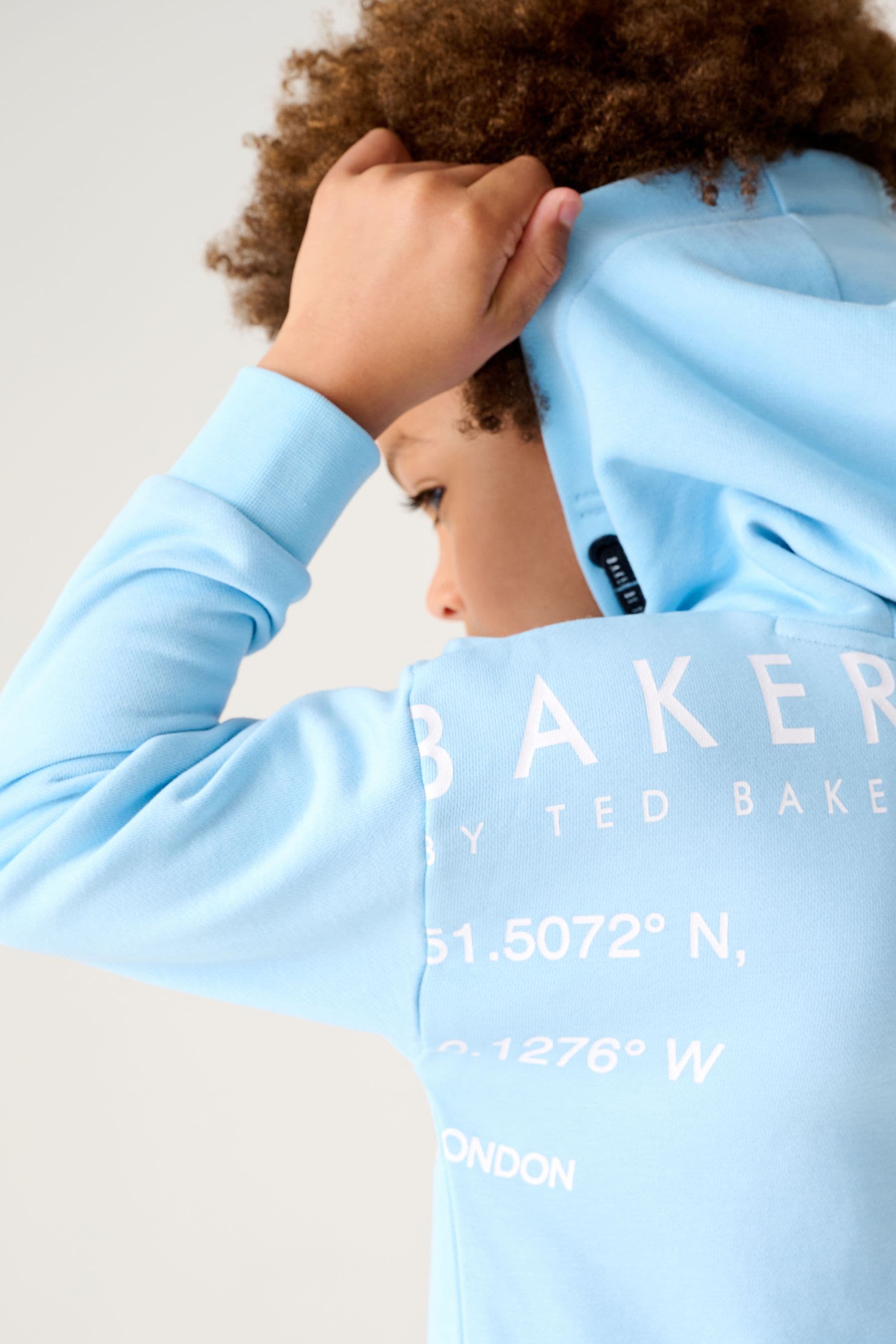 Blue Baker by Ted Baker Graphic Hoodie