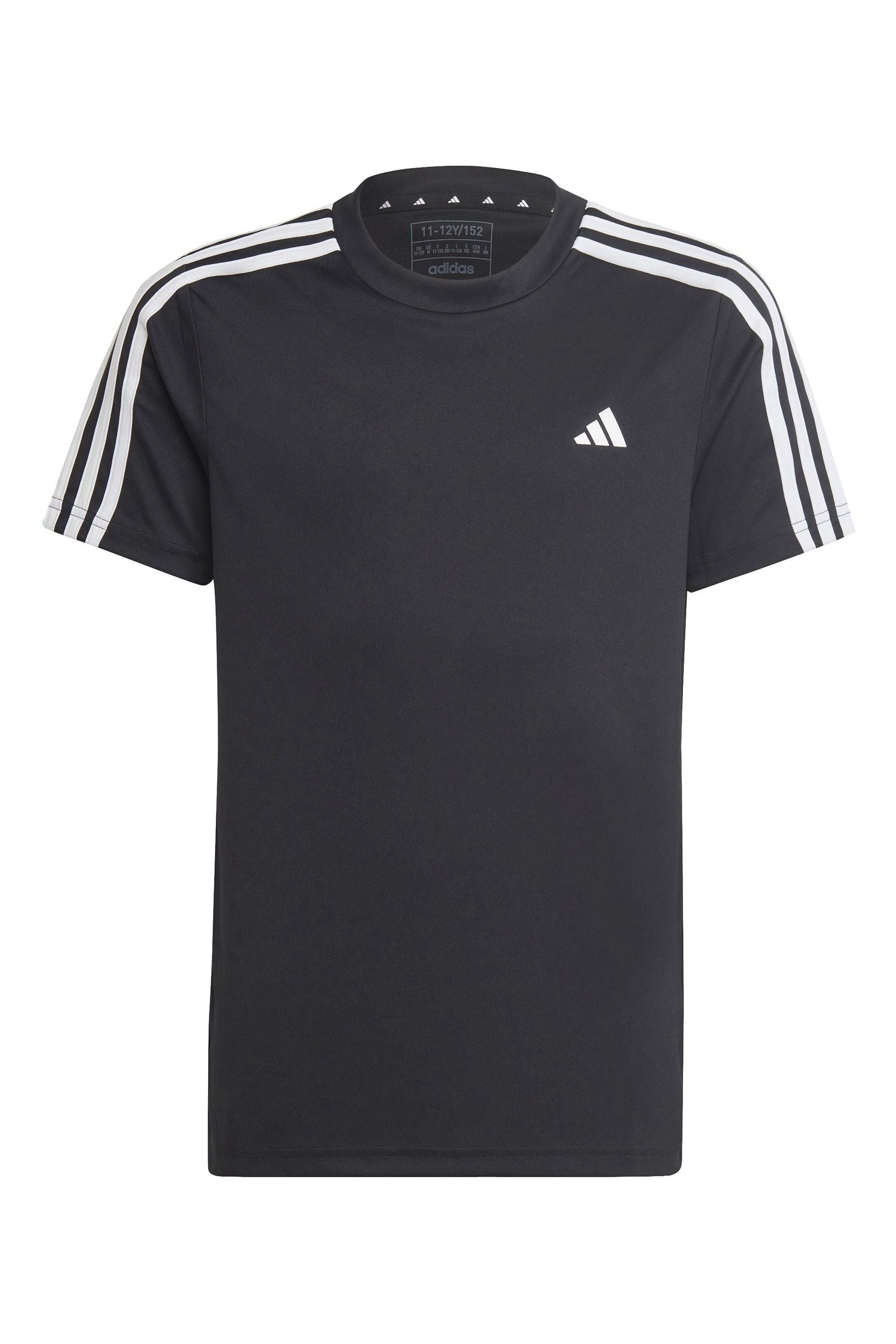 Black adidas Sportswear Train Essentials Aeroready 3-Stripes Regular-Fit Training Set