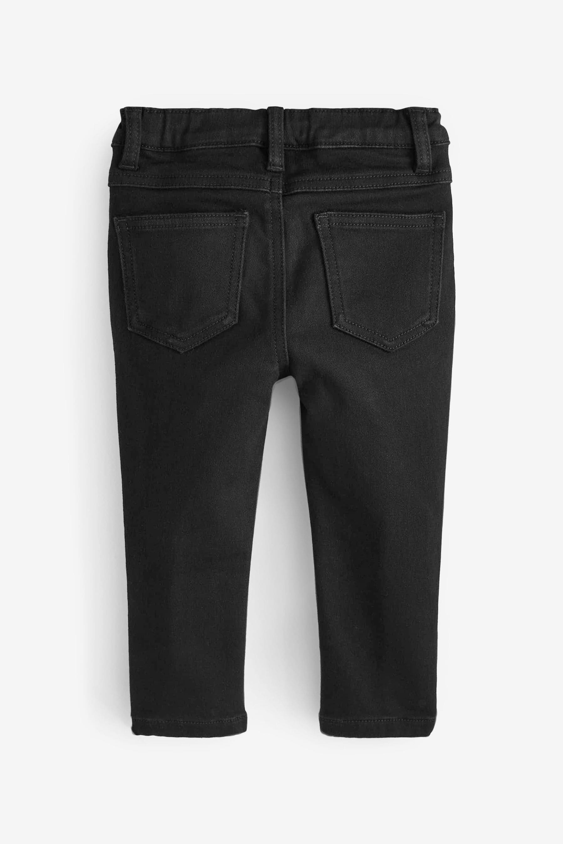 Black Denim Super Soft Skinny Fit Jeans With Stretch (3mths-7yrs)