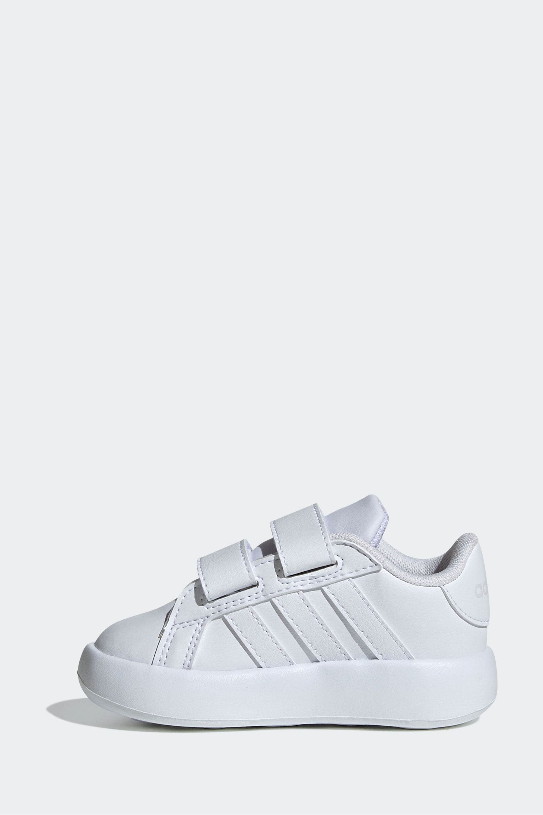 adidas White Kids Grand Court 2.0 Shoes