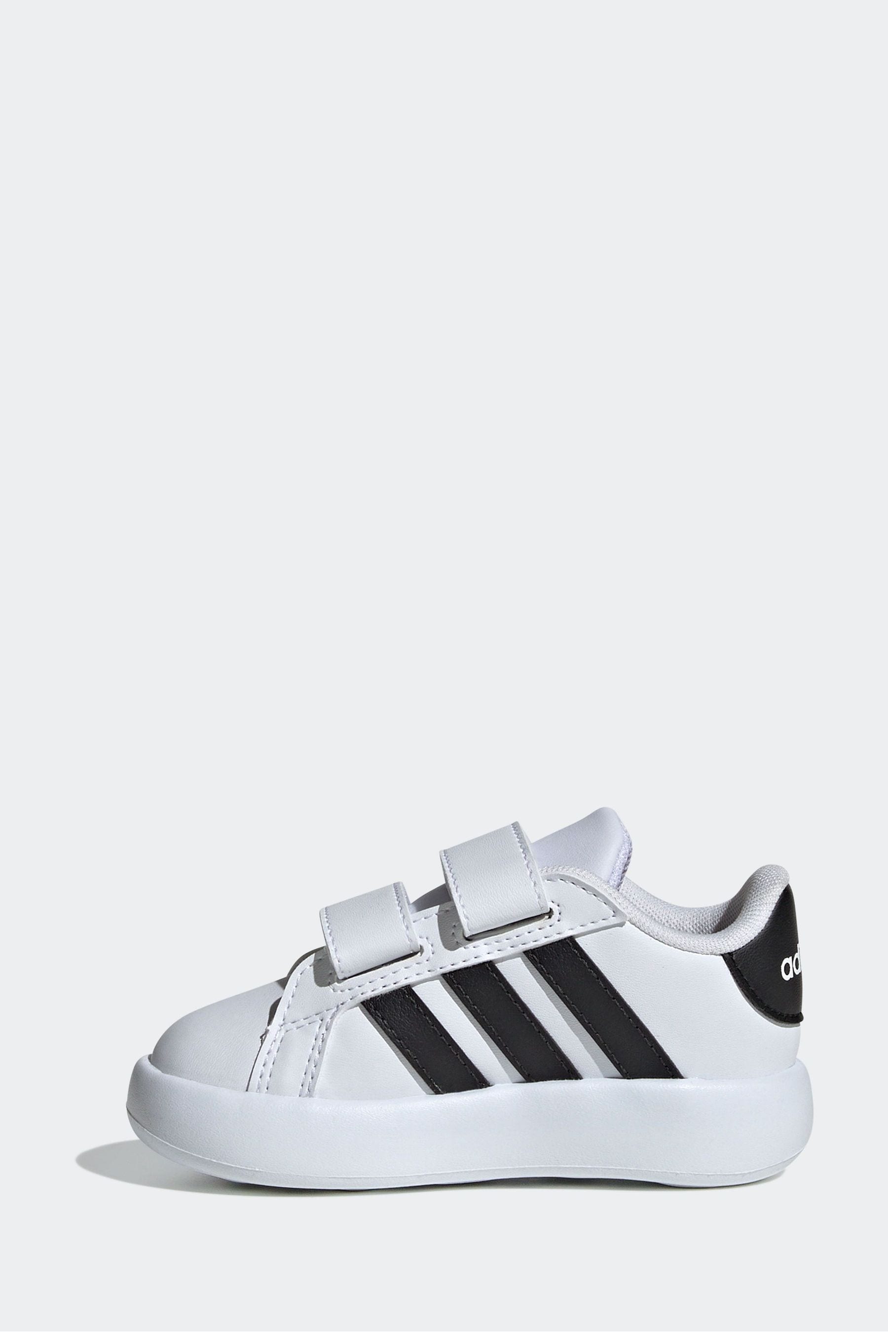 adidas Off White Kids Grand Court 2.0 Shoes