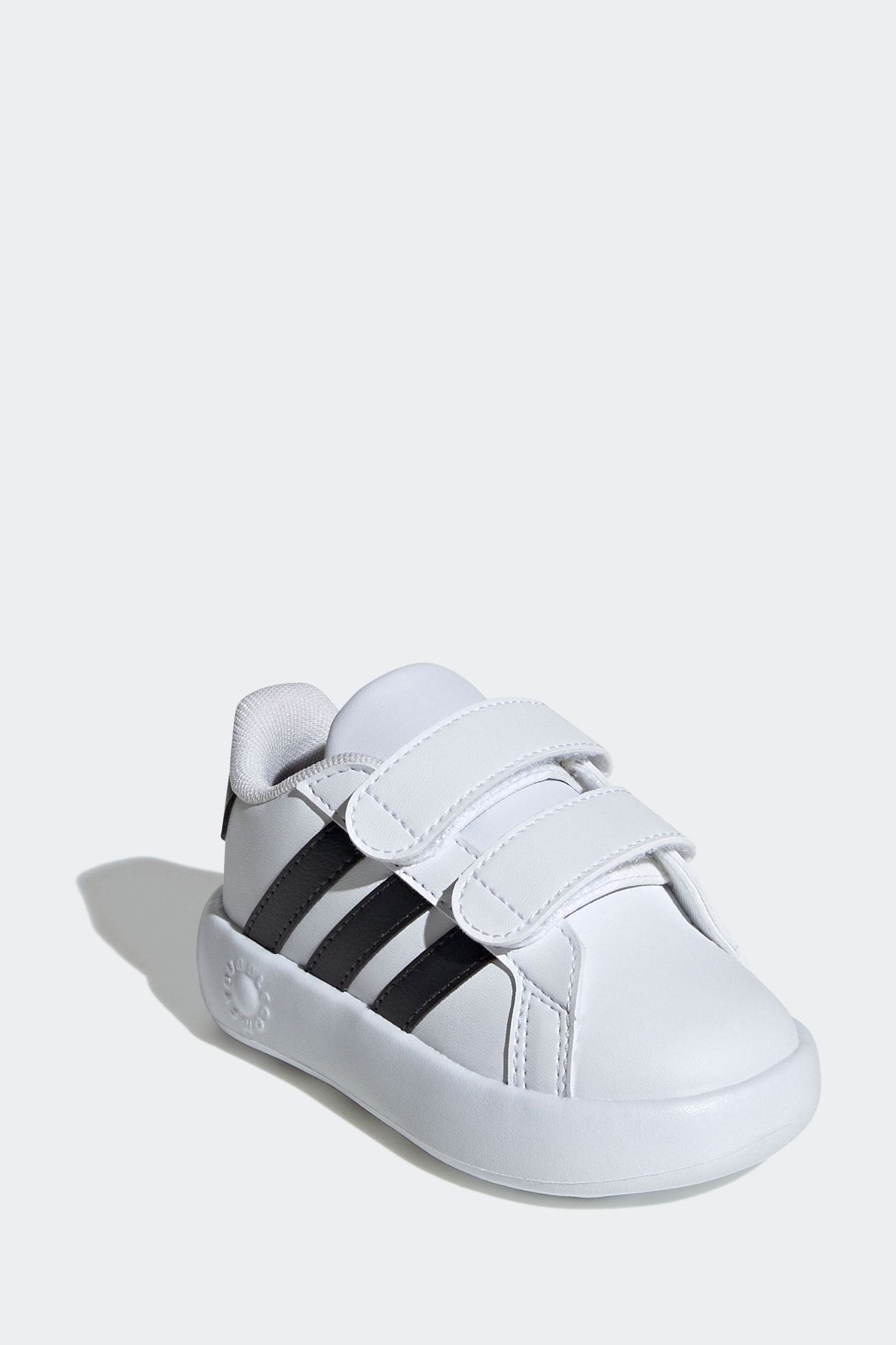 adidas Off White Kids Grand Court 2.0 Shoes