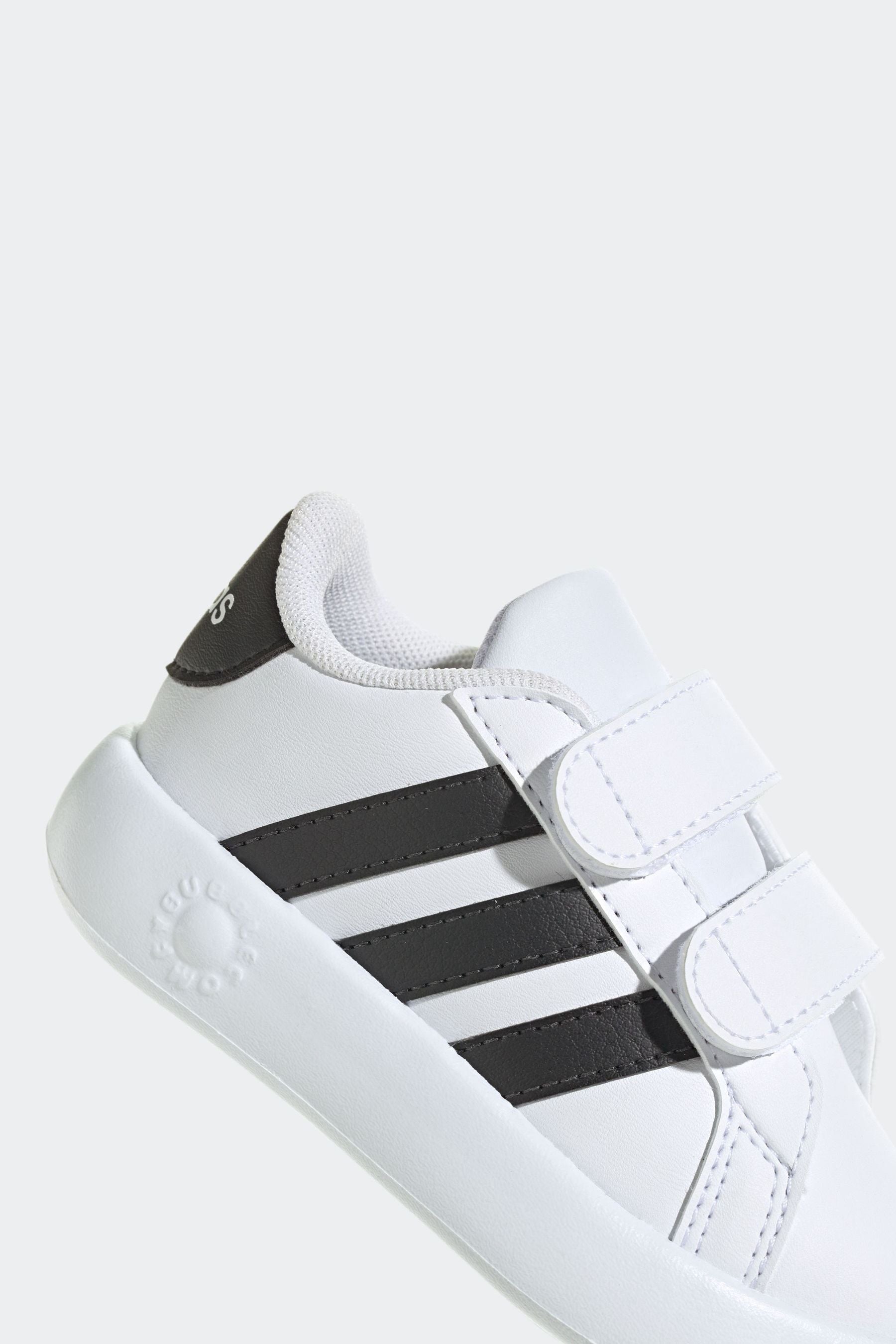 adidas Off White Kids Grand Court 2.0 Shoes