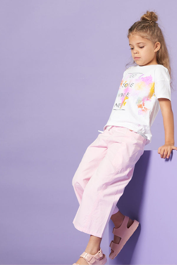 Angel & Rocket Pink Joss Denim Culottes