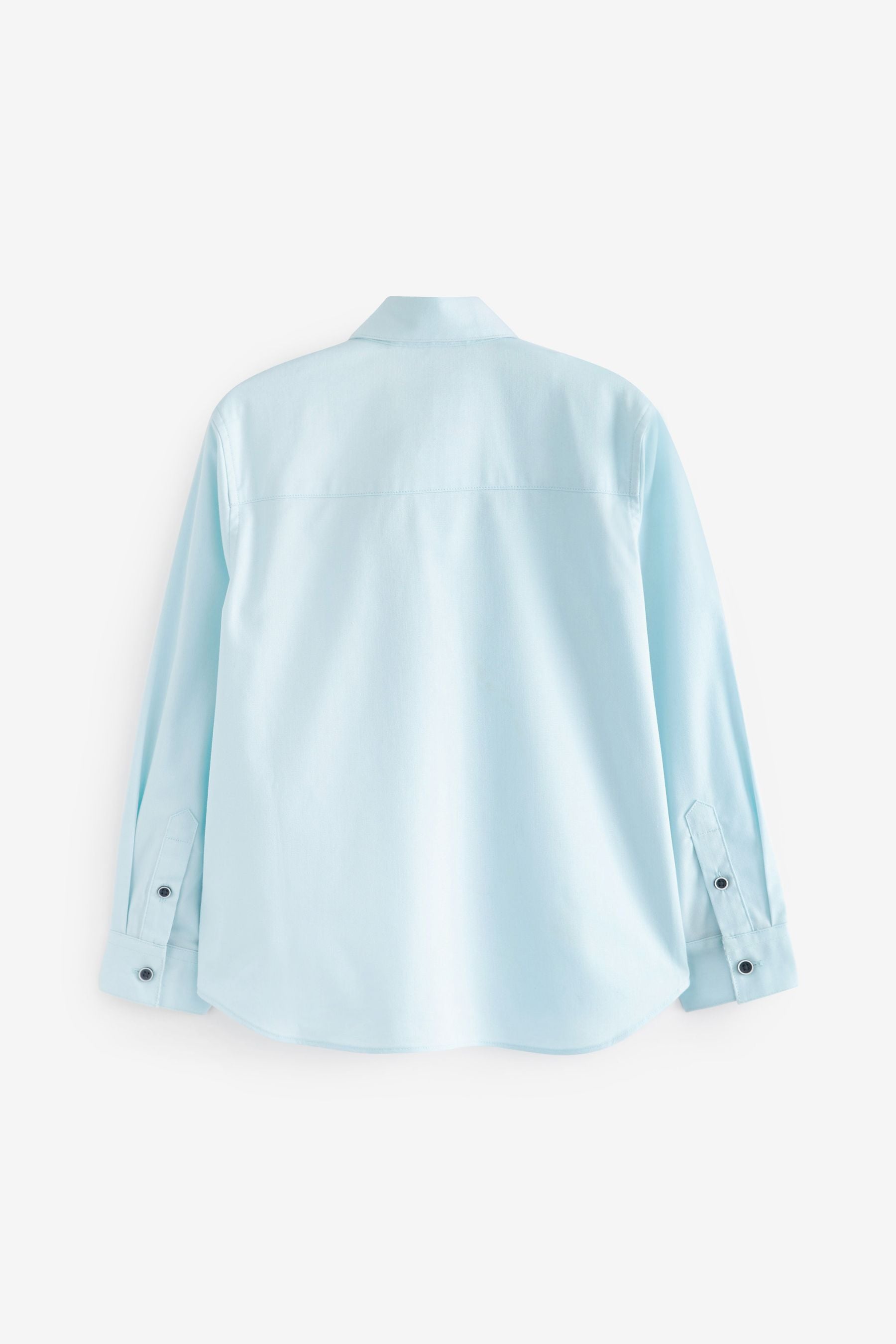 Blue Smart Trimmed Shirt (3-16yrs)