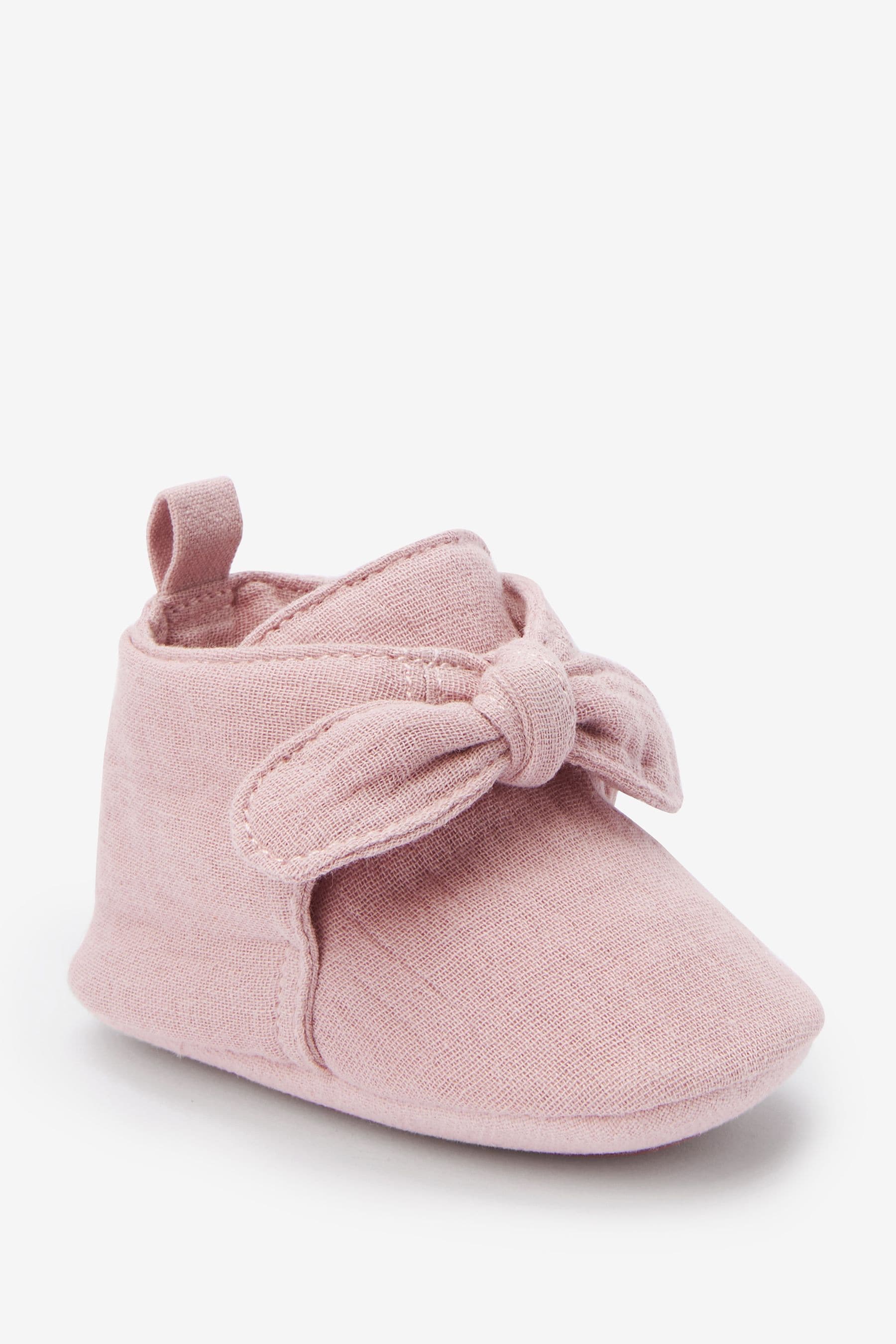 Pink Bootie Baby Shoes (0-18mths)