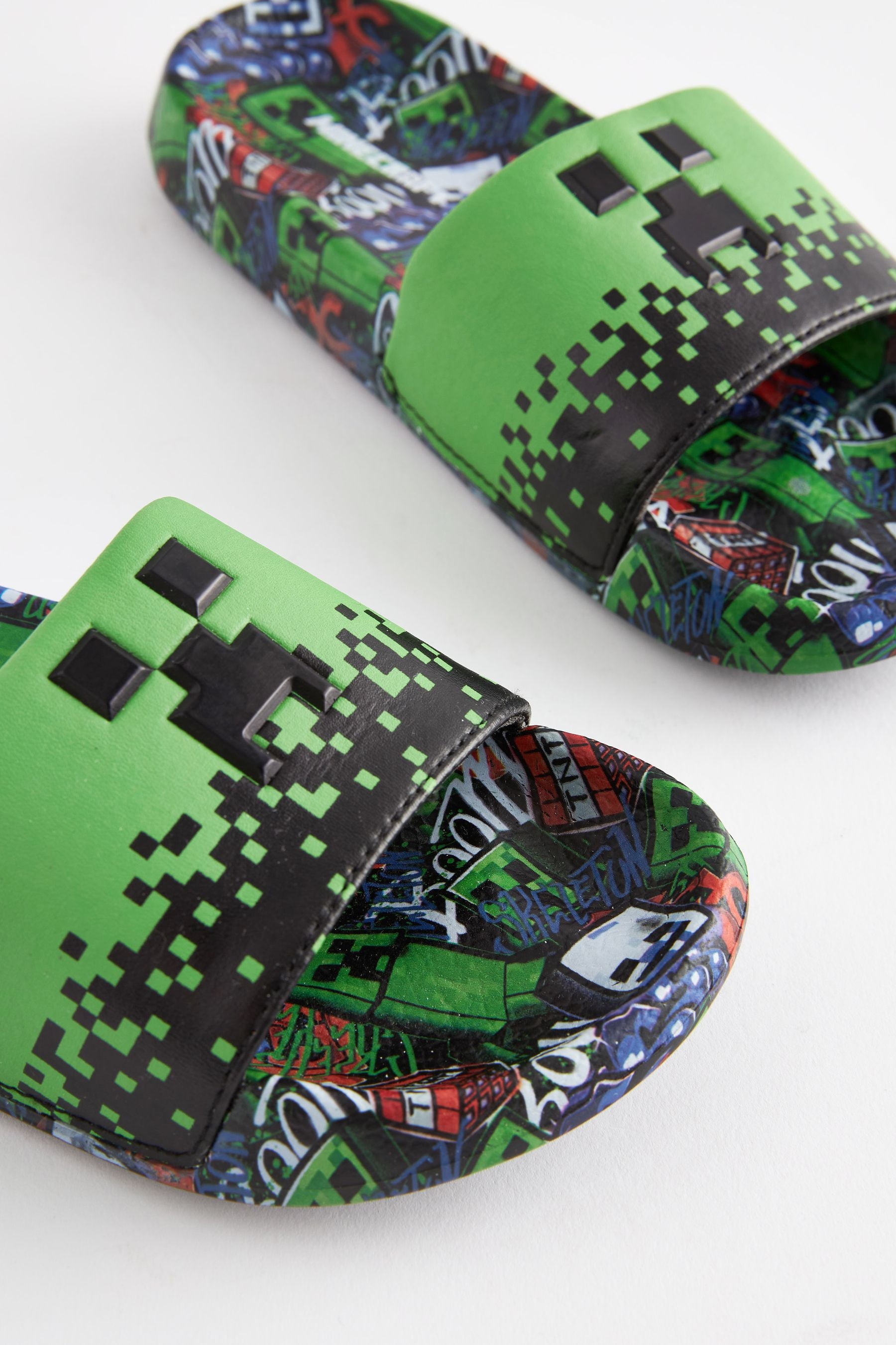 Black/Green Minecraft Sliders