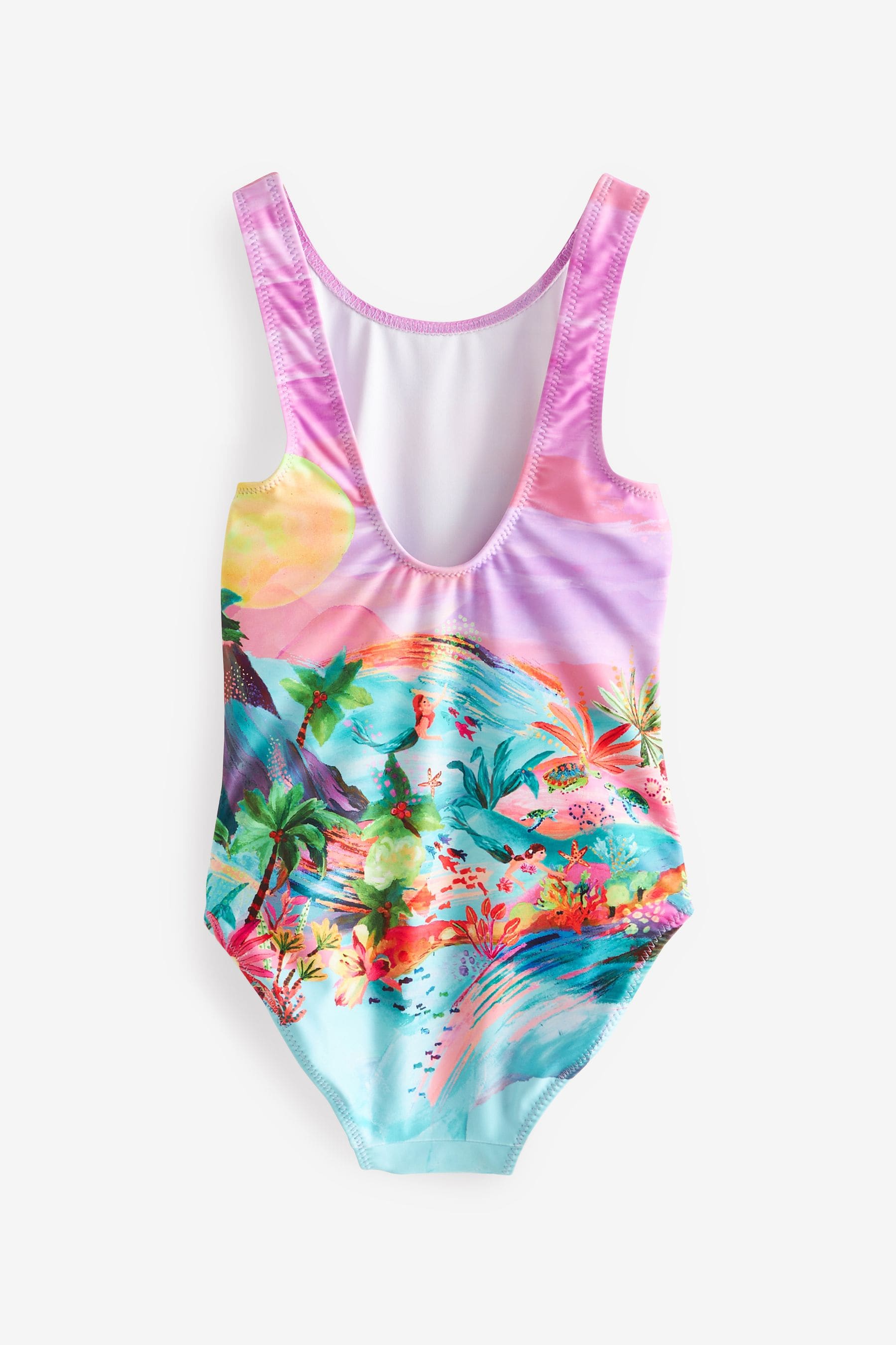 Purple Mermaid Swimsuit (3-16yrs)