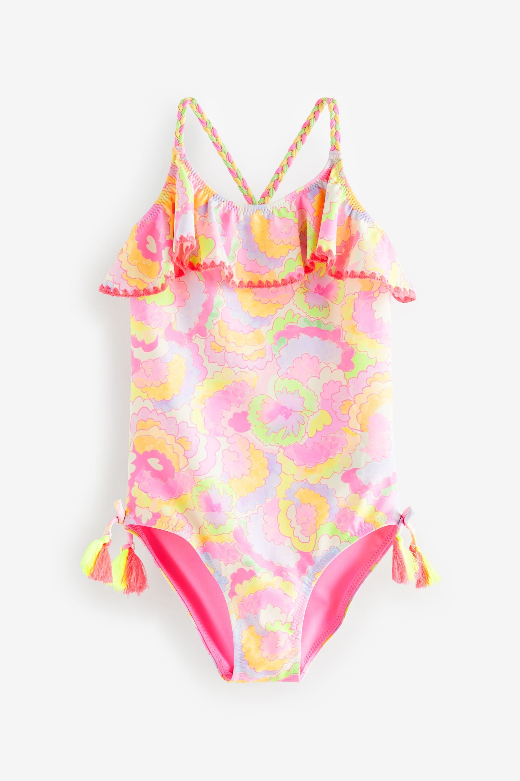 Pink Frill Swimsuit (3mths-16yrs)