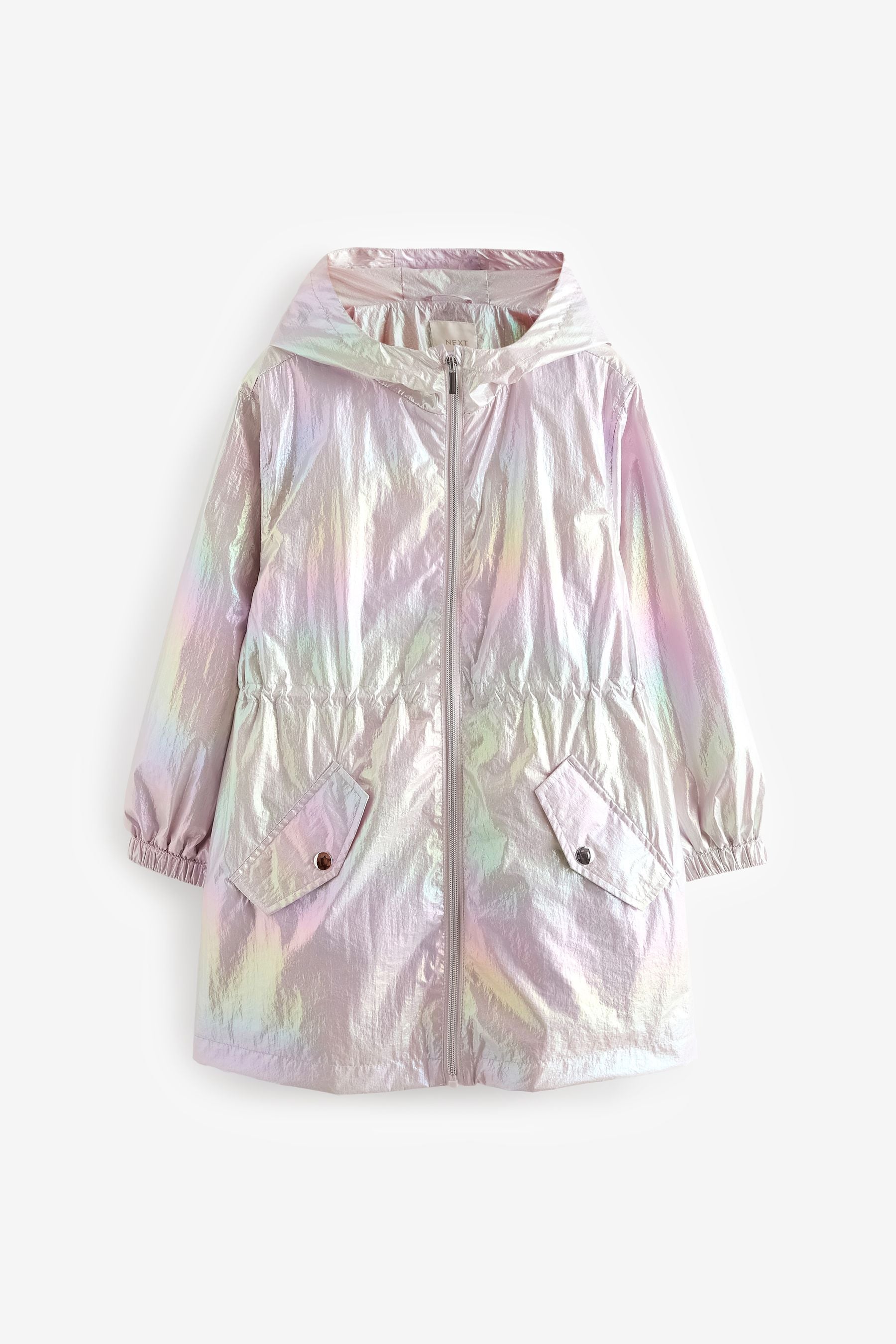 Metallic Shower Resistant Rainbow Foil Cagoule Jacket (3-16yrs)