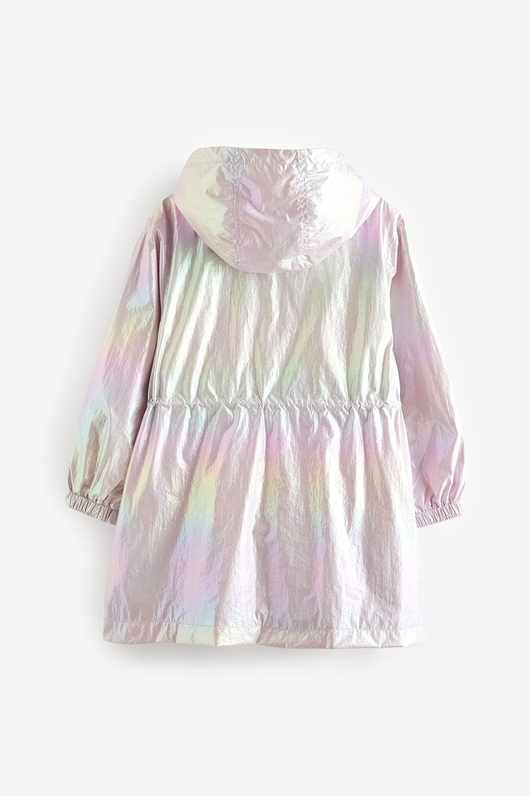 Metallic Shower Resistant Rainbow Foil Cagoule Jacket (3-16yrs)