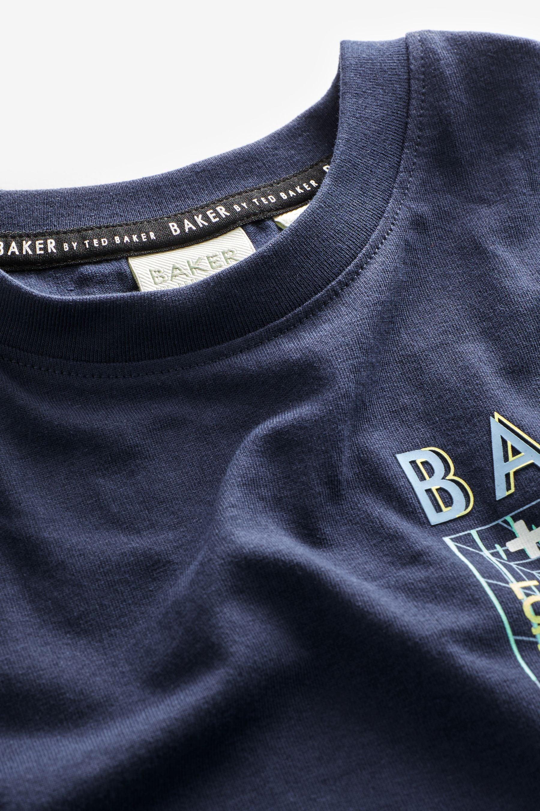 Baker by Ted Baker Navy Graphic T-Shirt