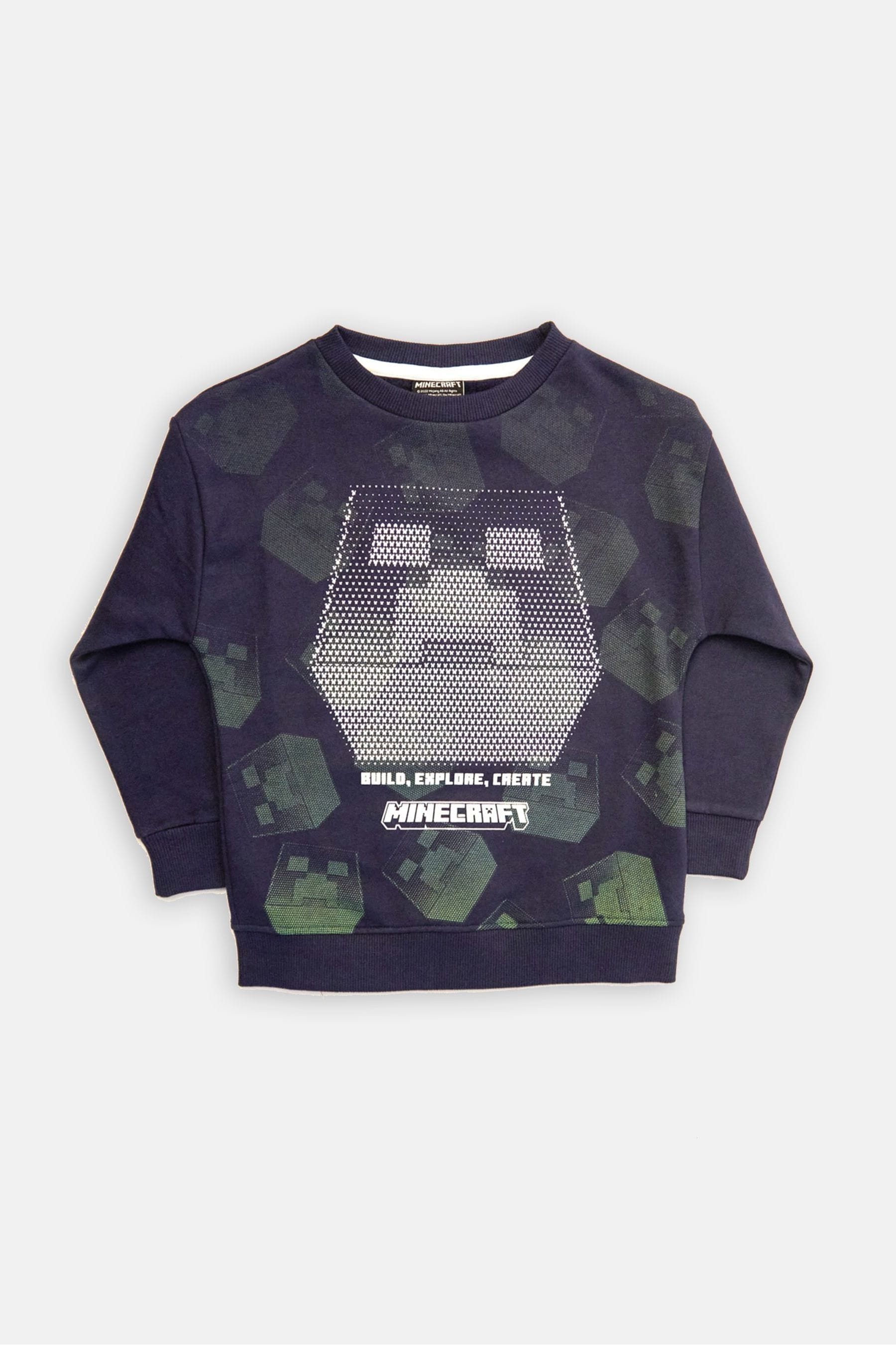 Blue Angel & Rocket Minecraft Sweatshirt