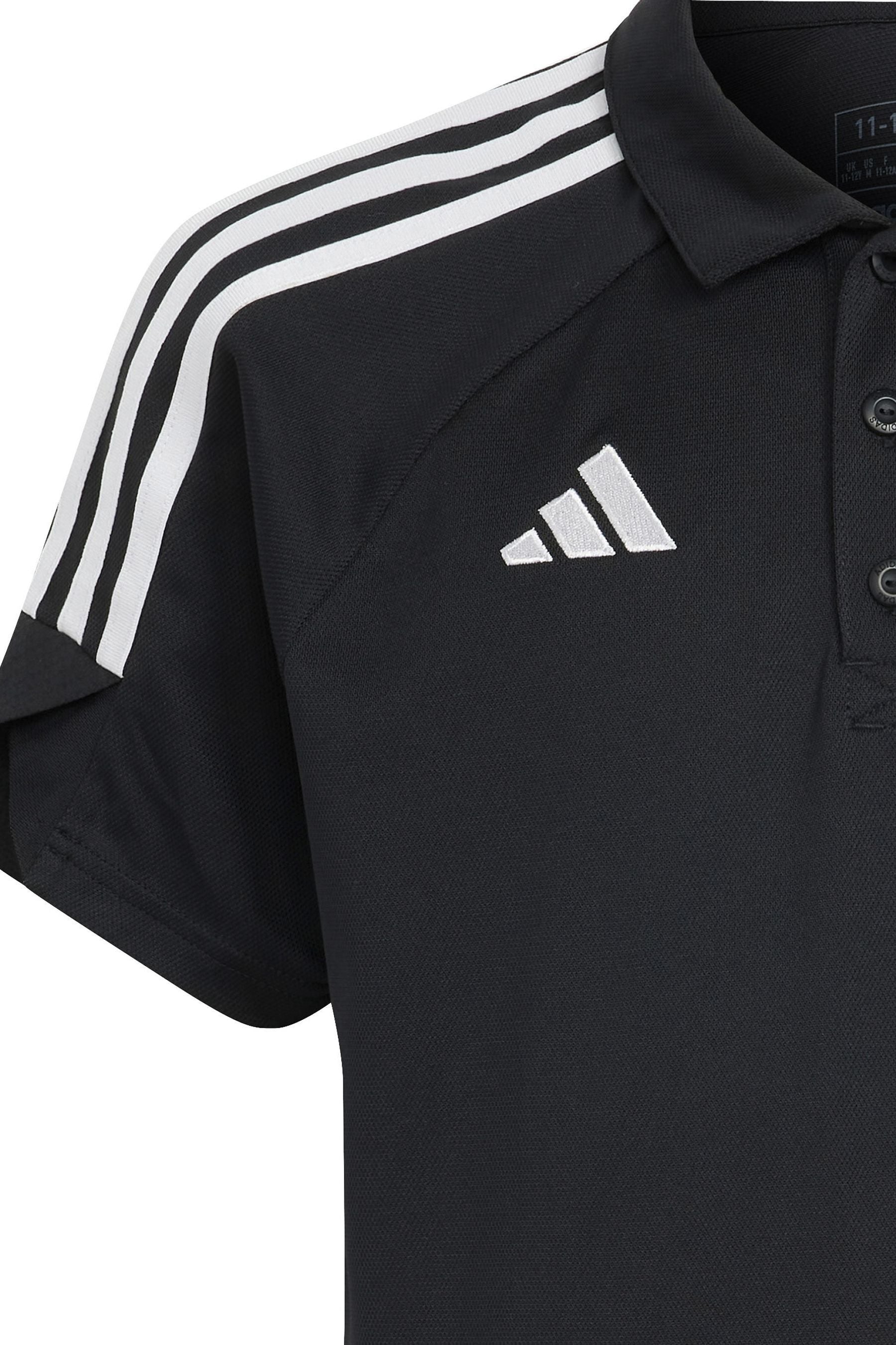 adidas Black Tiro 23 League Polo Shirt