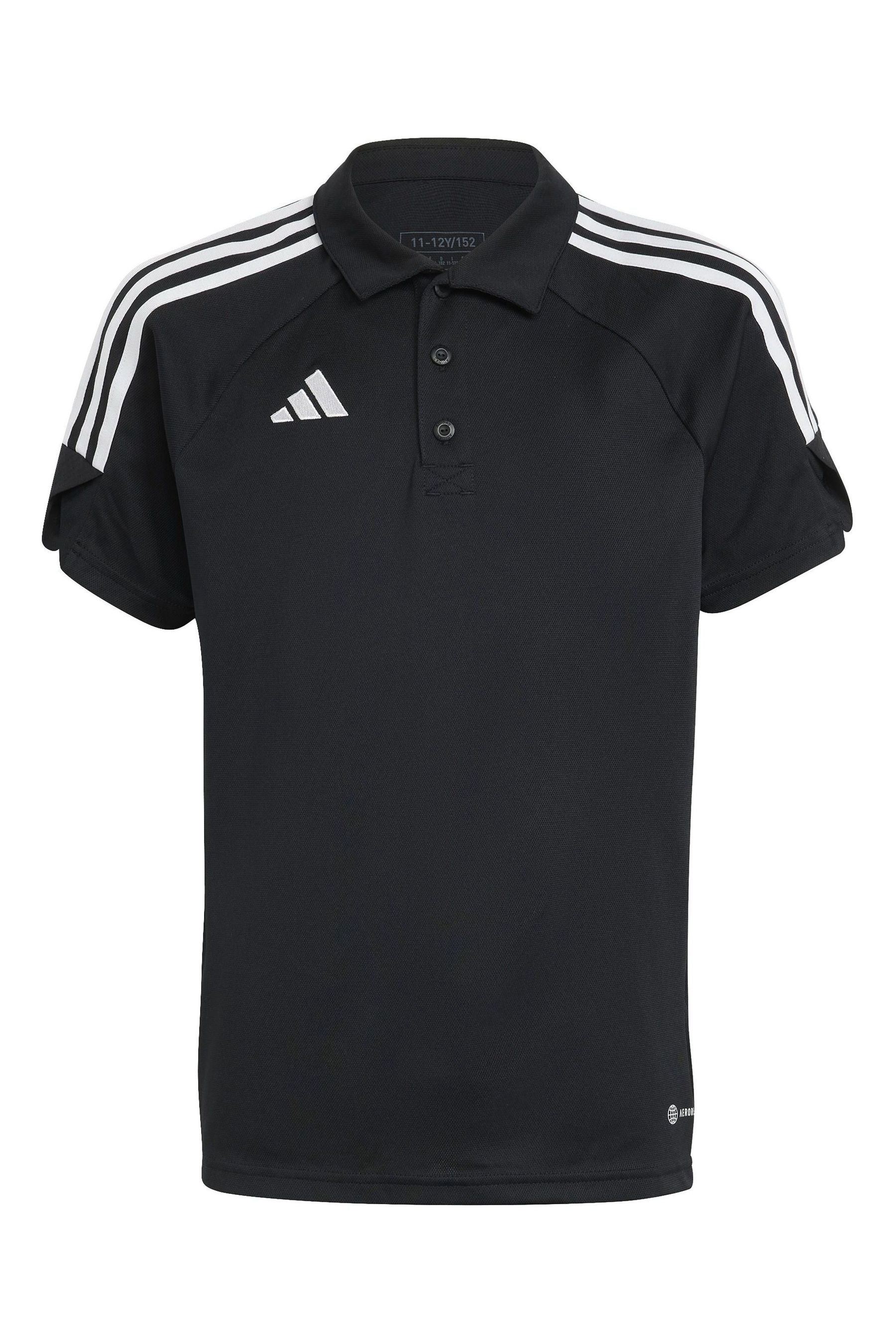 adidas Black Tiro 23 League Polo Shirt