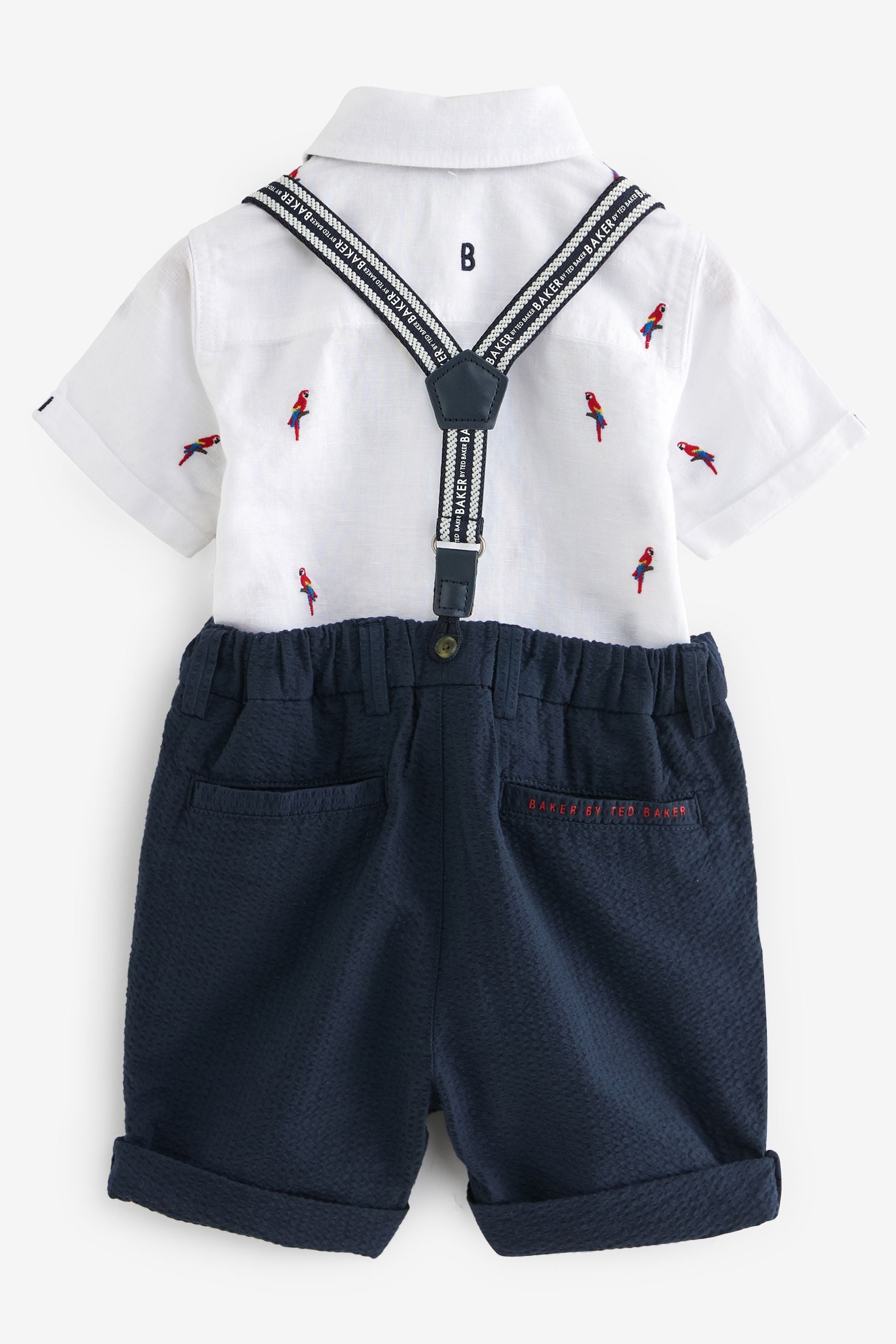 Baker by Ted Baker Shirt, Shorts and Braces Set