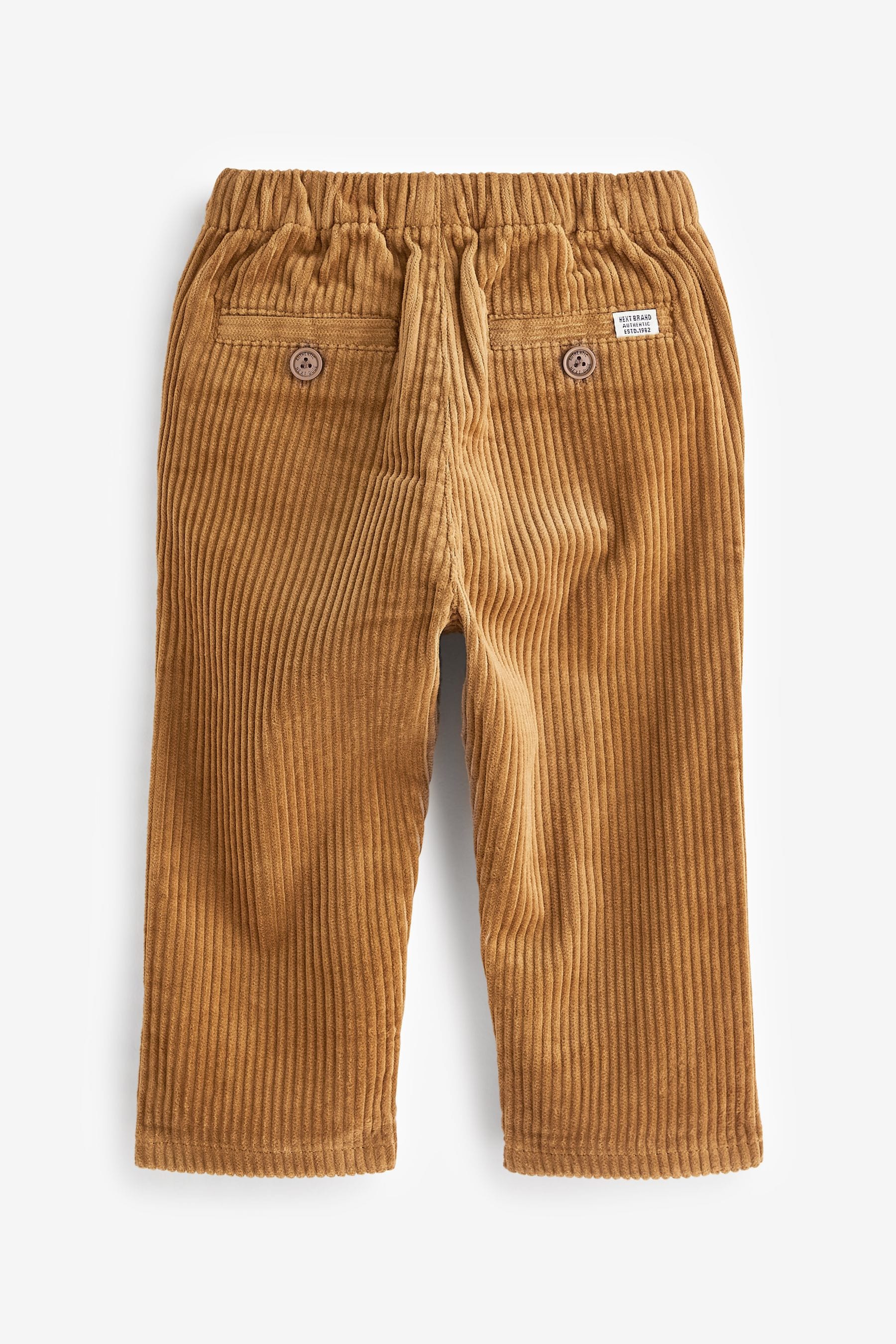 Tan Brown Corduroy Pull-On Trousers (3mths-7yrs)